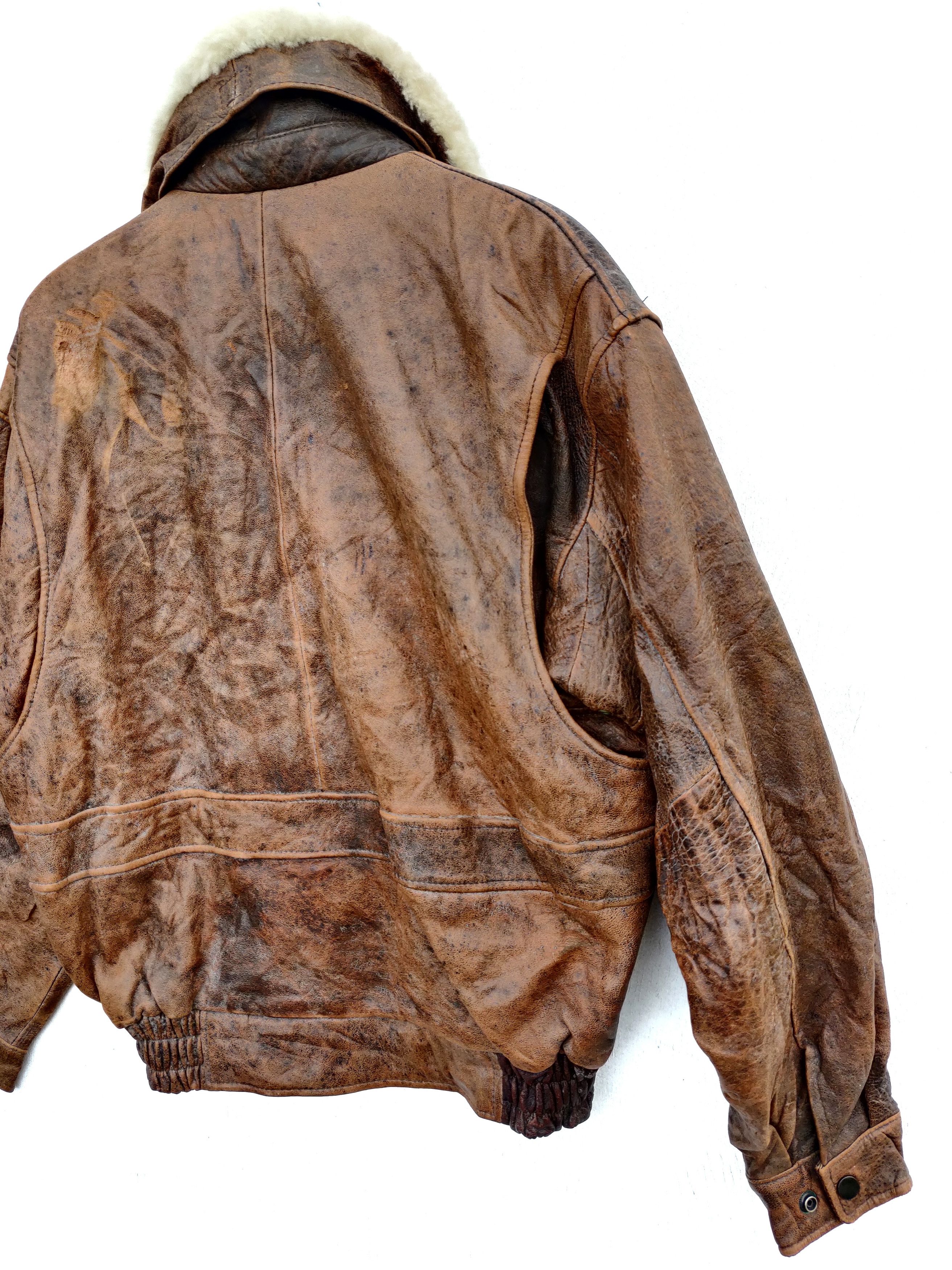 14th Addiction Vintage Leather Jacket Design Army Size US M / EU 48-50 / 2 - 8 Thumbnail