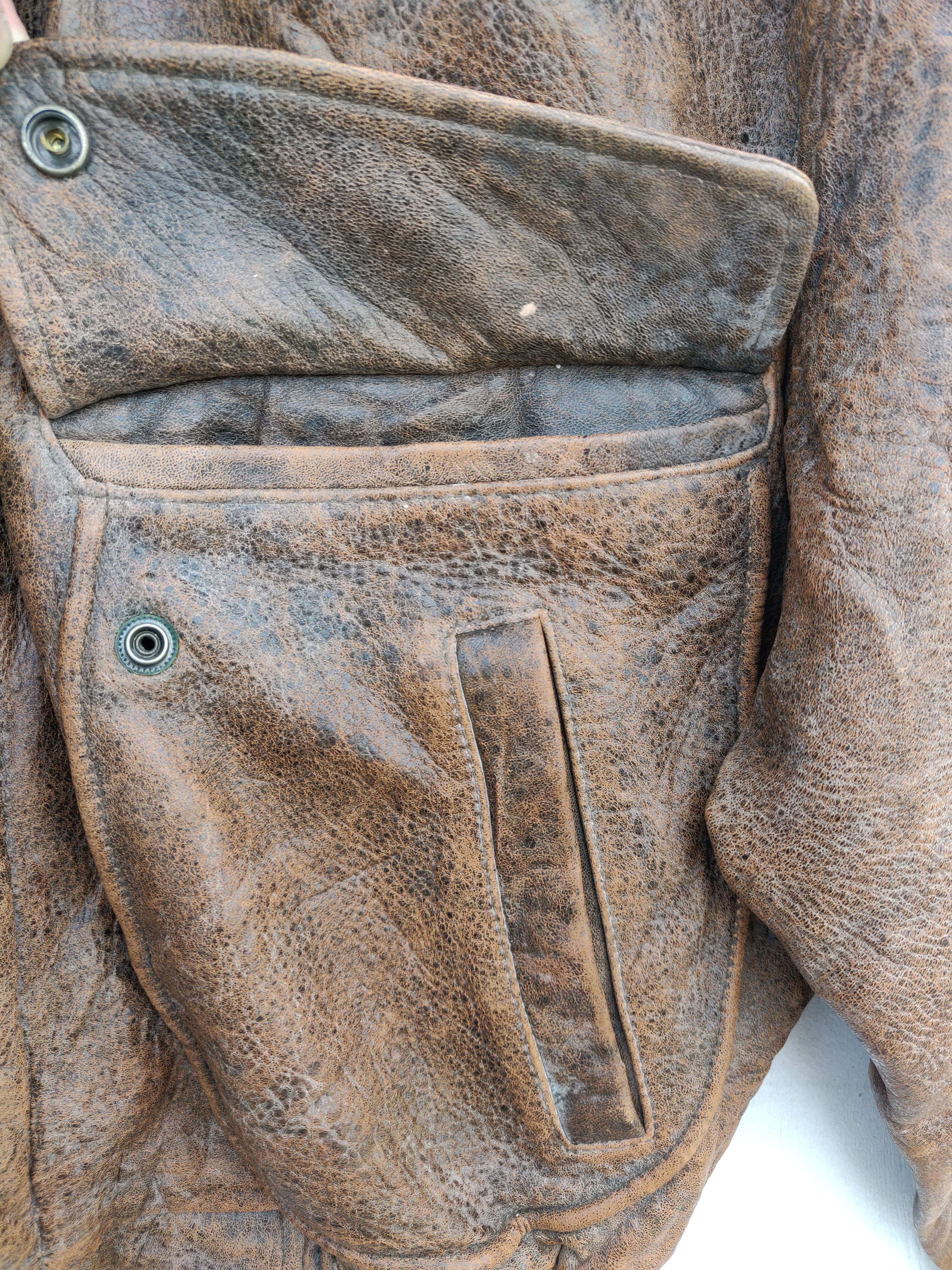 14th Addiction Vintage Leather Jacket Design Army Size US M / EU 48-50 / 2 - 18 Thumbnail