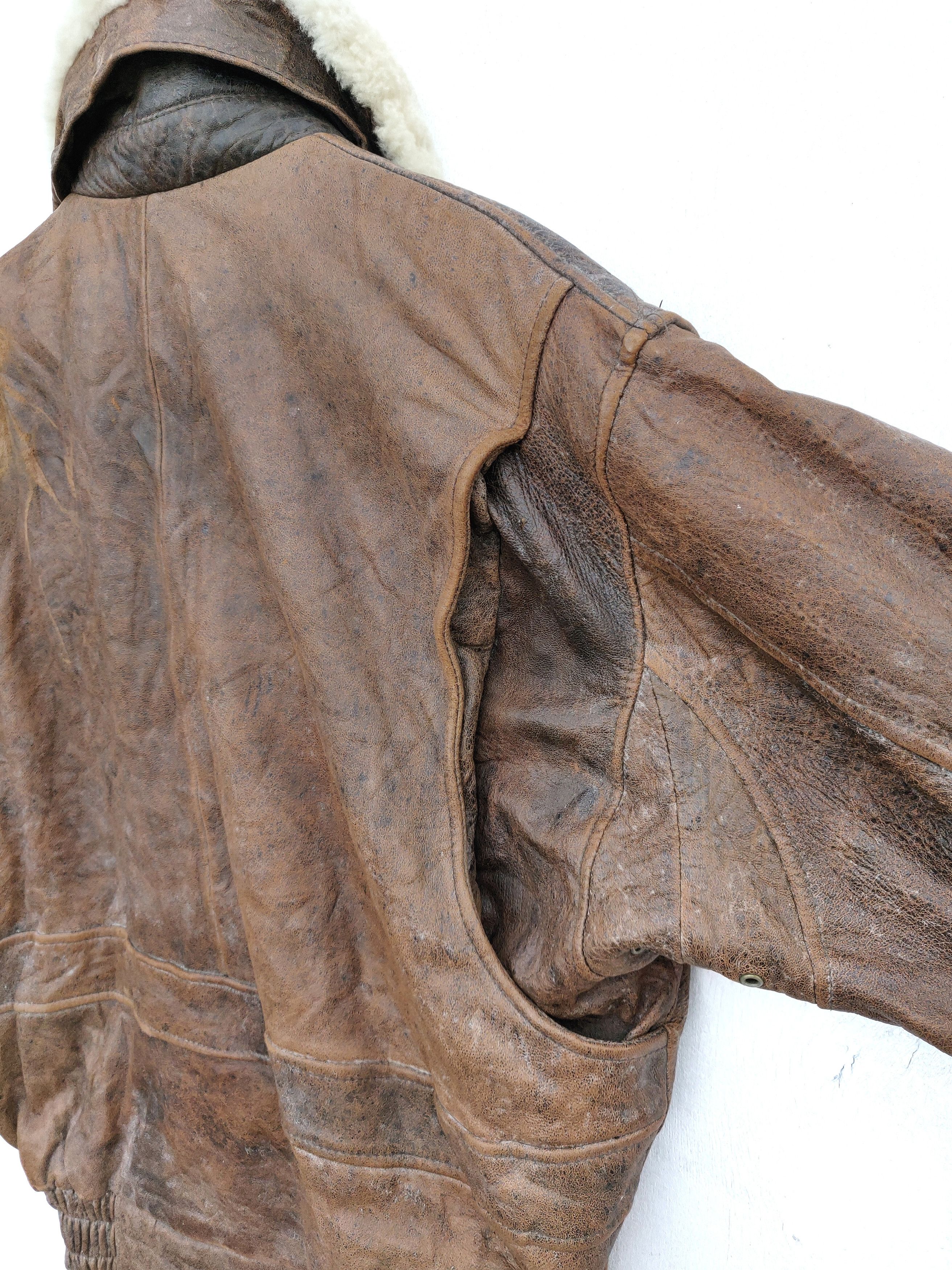 14th Addiction Vintage Leather Jacket Design Army Size US M / EU 48-50 / 2 - 14 Thumbnail