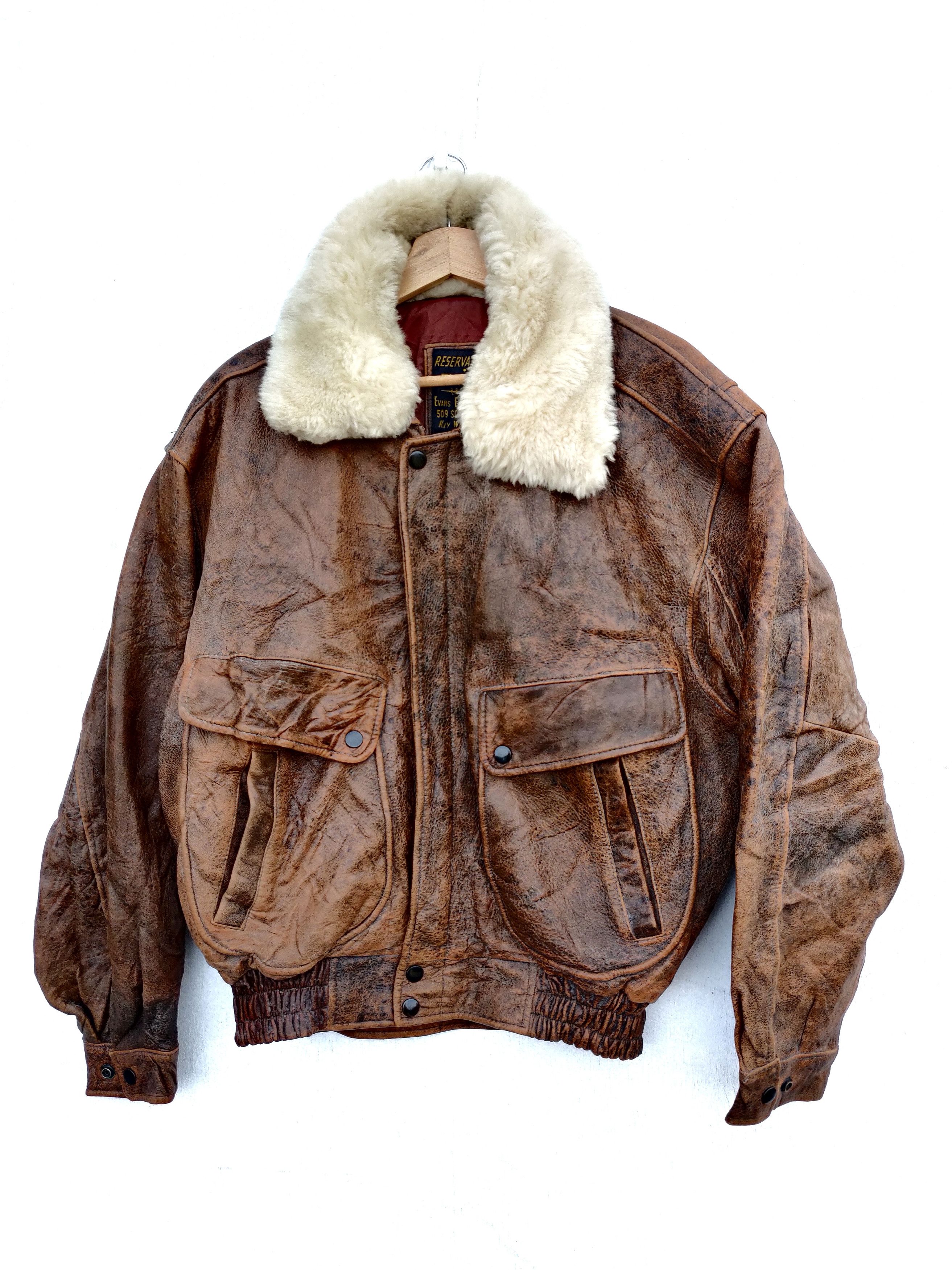 14th Addiction Vintage Leather Jacket Design Army Size US M / EU 48-50 / 2 - 1 Thumbnail