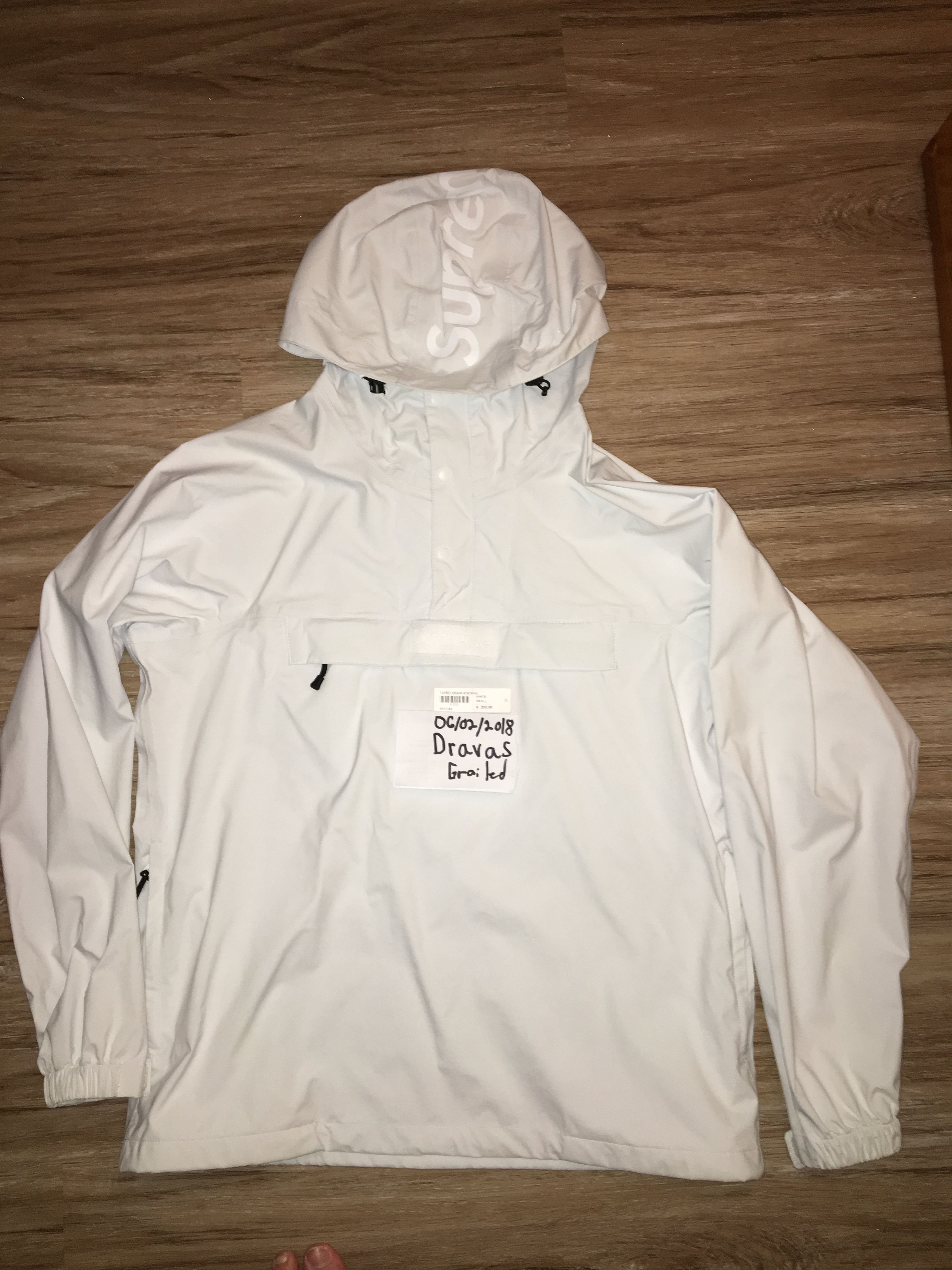 Supreme Supreme 3M Reflective Repeat Taped Seam Jacket | Grailed