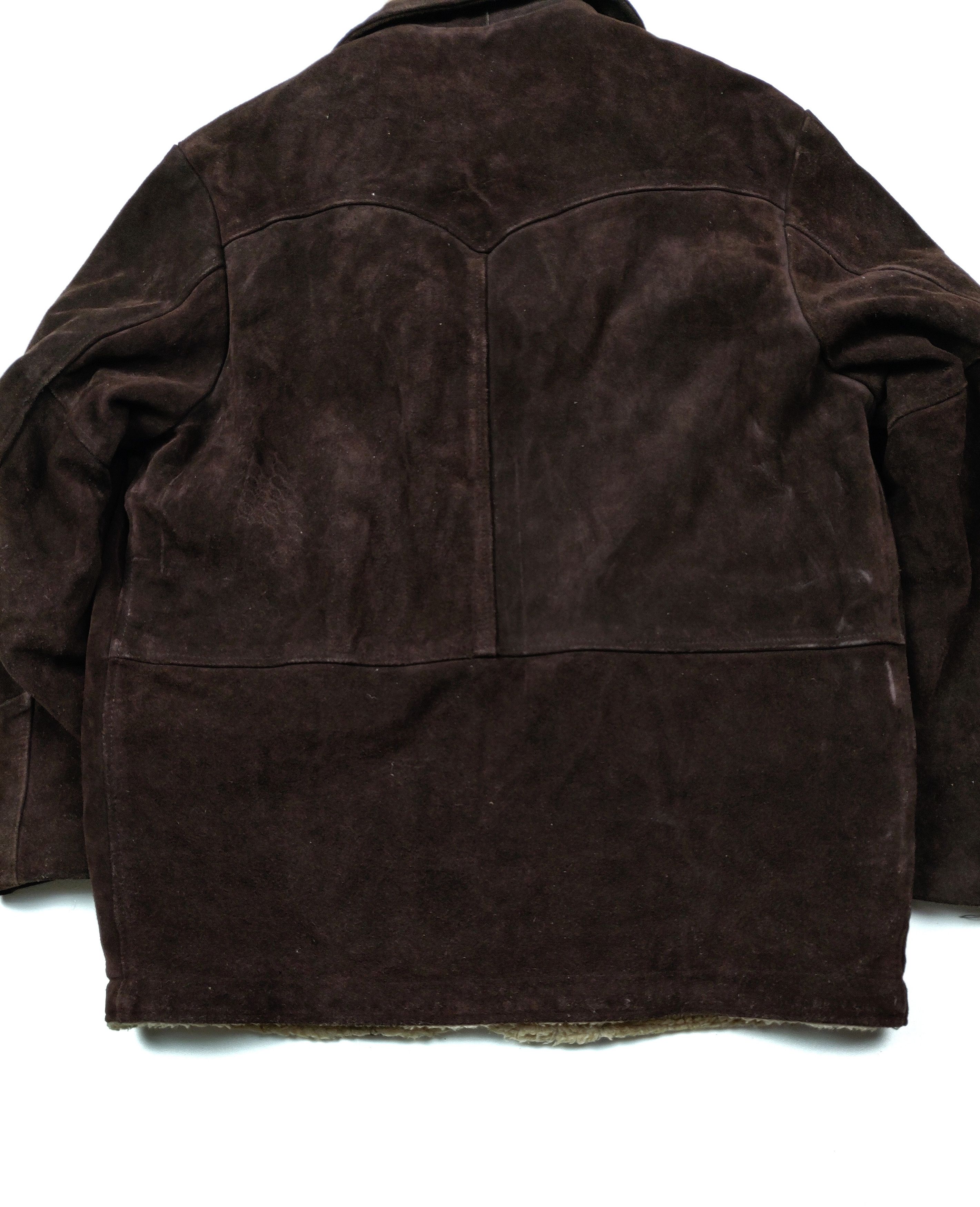 Vintage WESTERN SCHOTT Leather Jacket Size:42 Made in USA