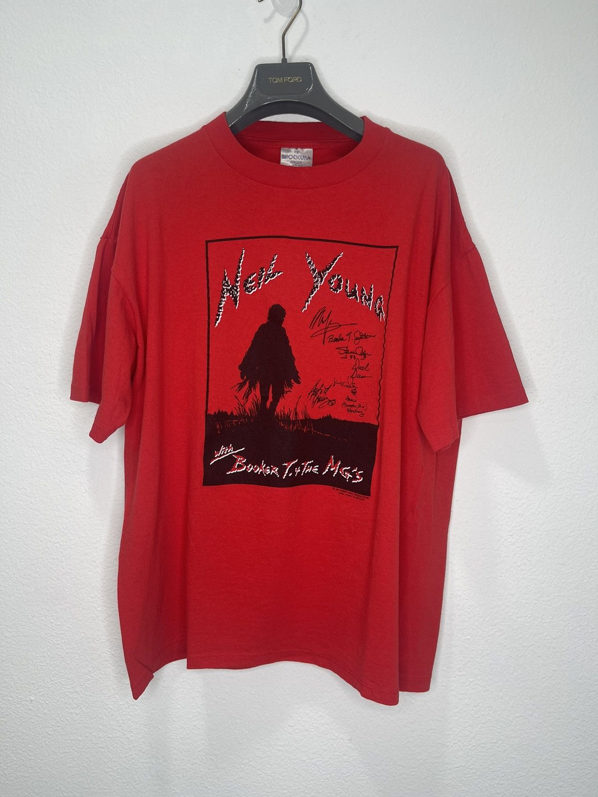 Band Tees Vintage Neil Young tour tee Size US XL / EU 56 / 4 - 1 Thumbnail