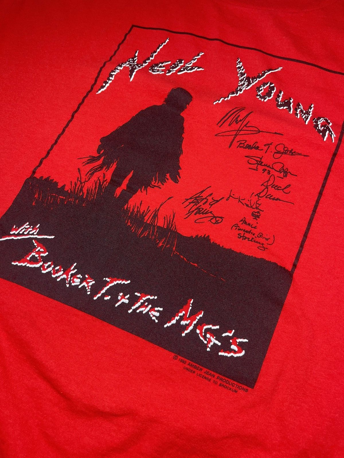 Band Tees Vintage Neil Young tour tee Size US XL / EU 56 / 4 - 5 Thumbnail