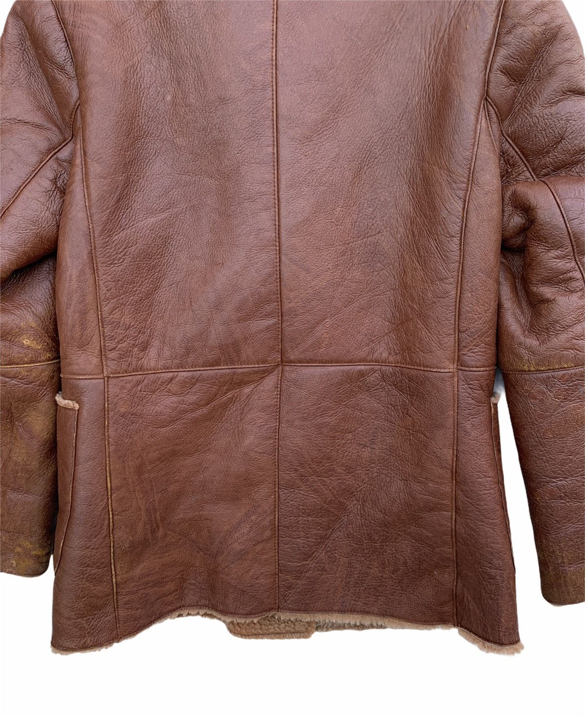 Vintage Vintage Petit Fance Leather Sherpa Jacket Size US M / EU 48-50 / 2 - 8 Thumbnail