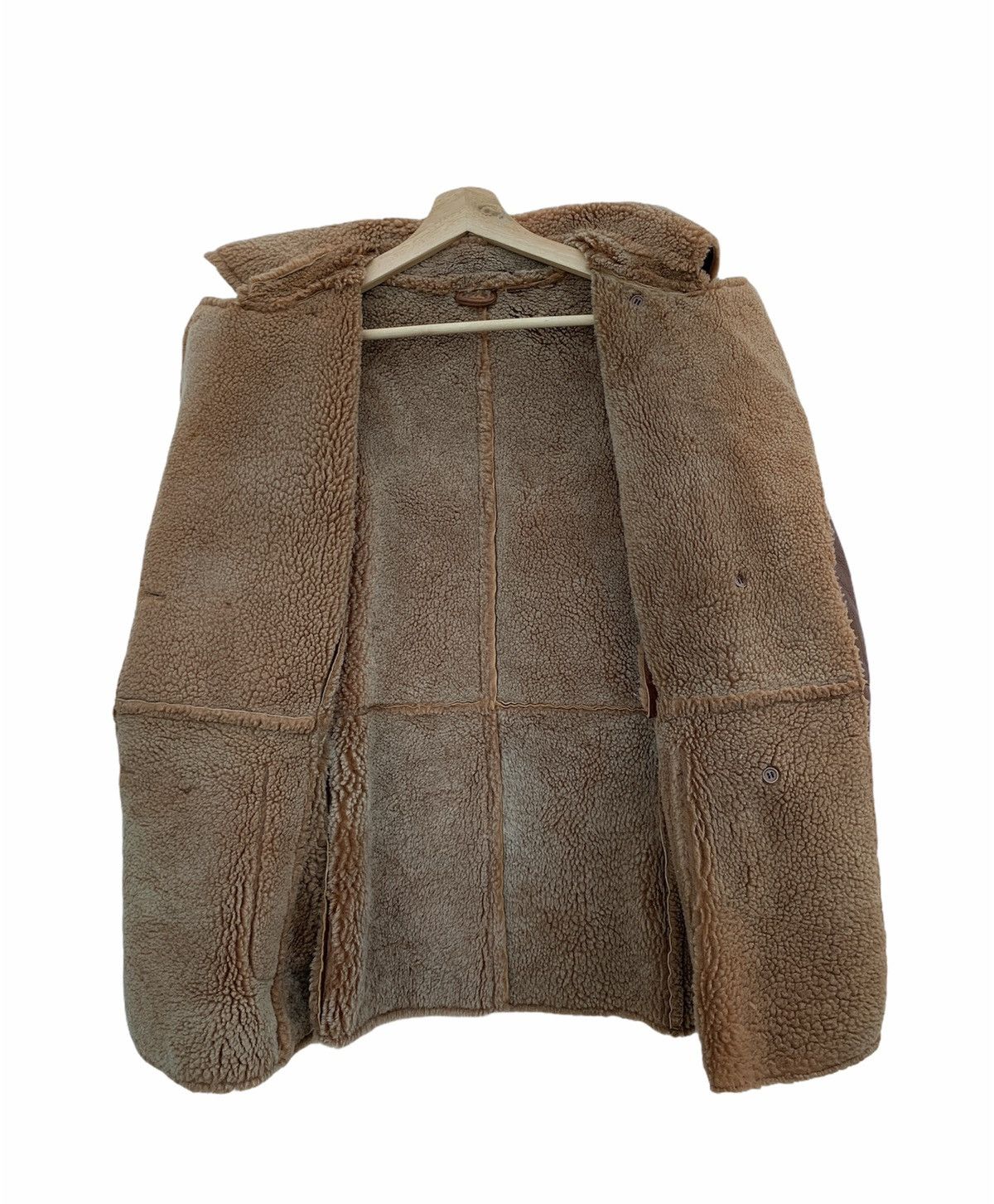 Vintage Vintage Petit Fance Leather Sherpa Jacket Size US M / EU 48-50 / 2 - 12 Thumbnail