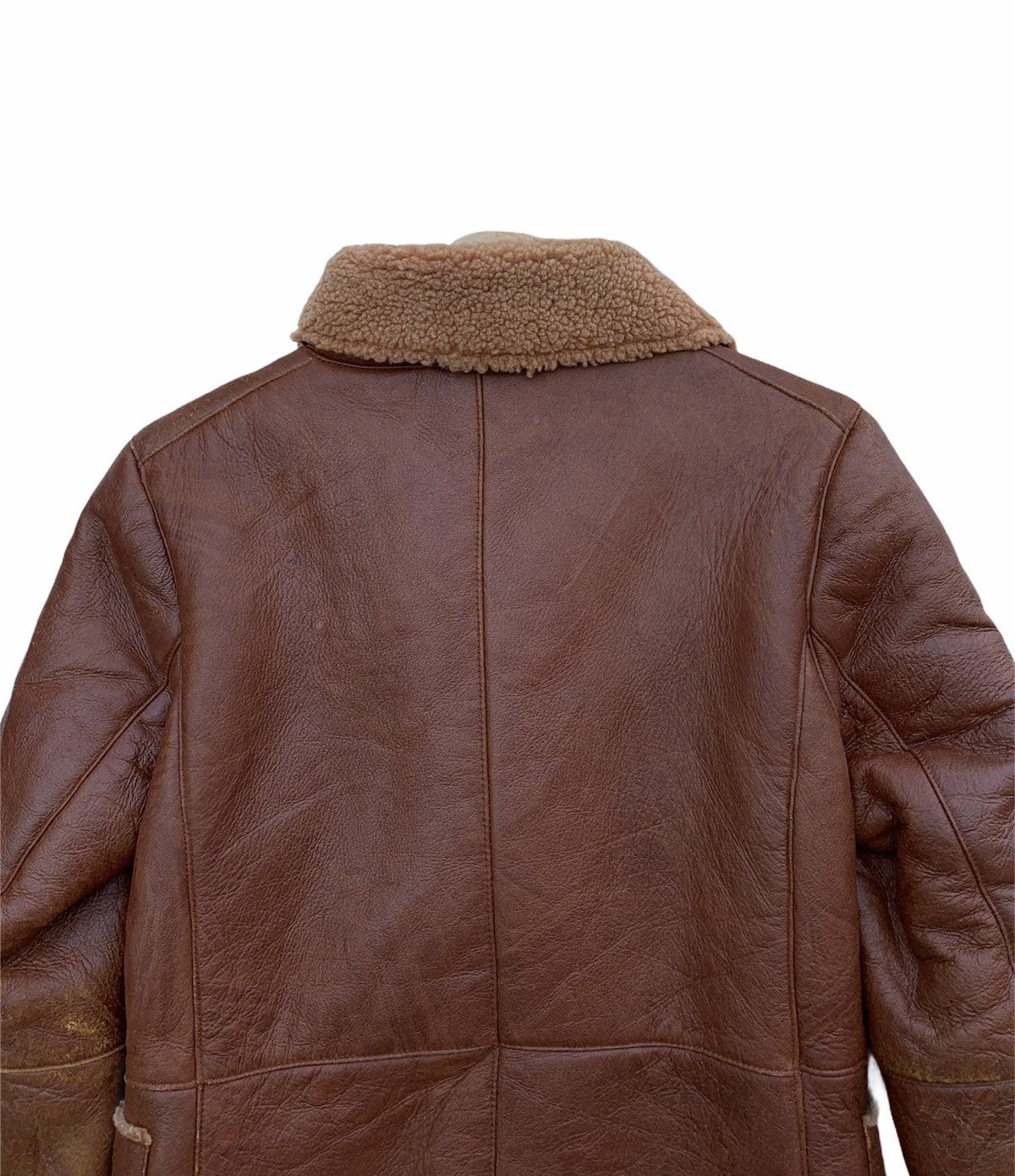 Vintage Vintage Petit Fance Leather Sherpa Jacket Size US M / EU 48-50 / 2 - 7 Thumbnail