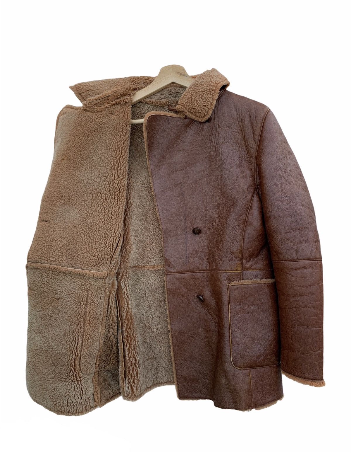 Vintage Vintage Petit Fance Leather Sherpa Jacket Size US M / EU 48-50 / 2 - 11 Thumbnail