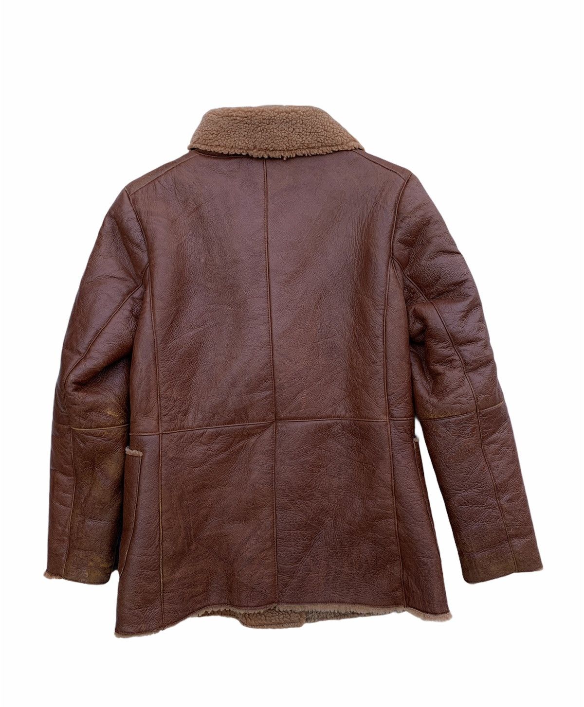 Vintage Vintage Petit Fance Leather Sherpa Jacket Size US M / EU 48-50 / 2 - 6 Thumbnail