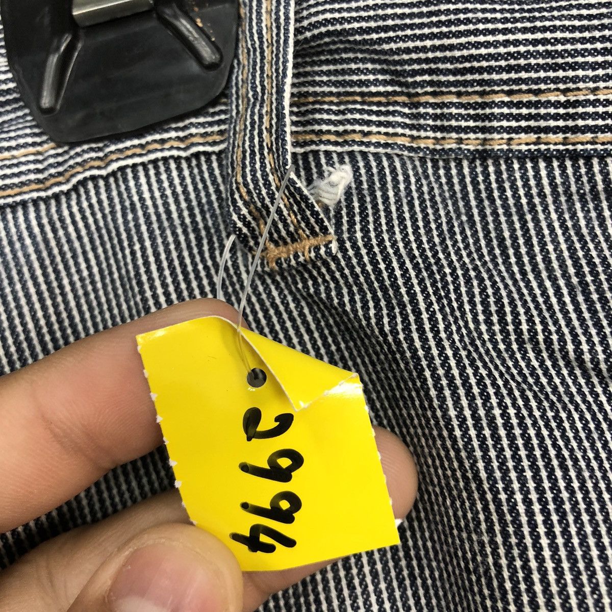 Japanese Brand × OVER THE STRiPES Evenriver Stripe Grey Multipocket Cargo Pants #2994 Size US 32 / EU 48 - 7 Thumbnail