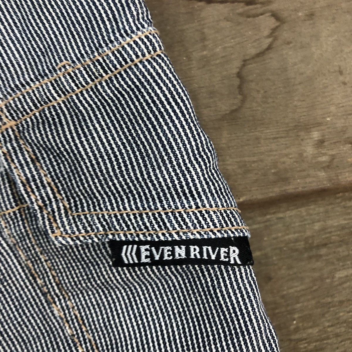 Japanese Brand × OVER THE STRiPES Evenriver Stripe Grey Multipocket Cargo Pants #2994 Size US 32 / EU 48 - 13 Thumbnail