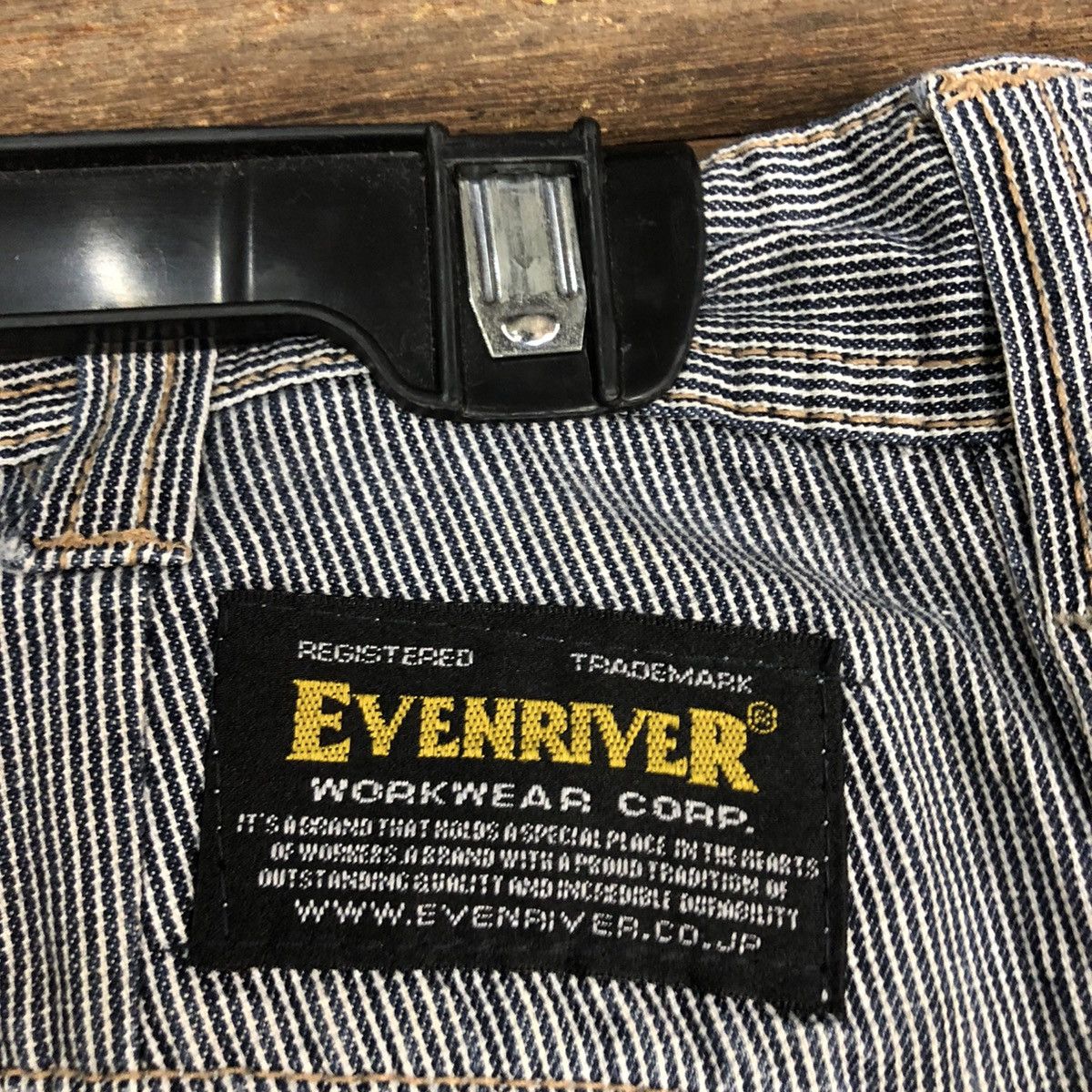 Japanese Brand × OVER THE STRiPES Evenriver Stripe Grey Multipocket Cargo Pants #2994 Size US 32 / EU 48 - 14 Thumbnail