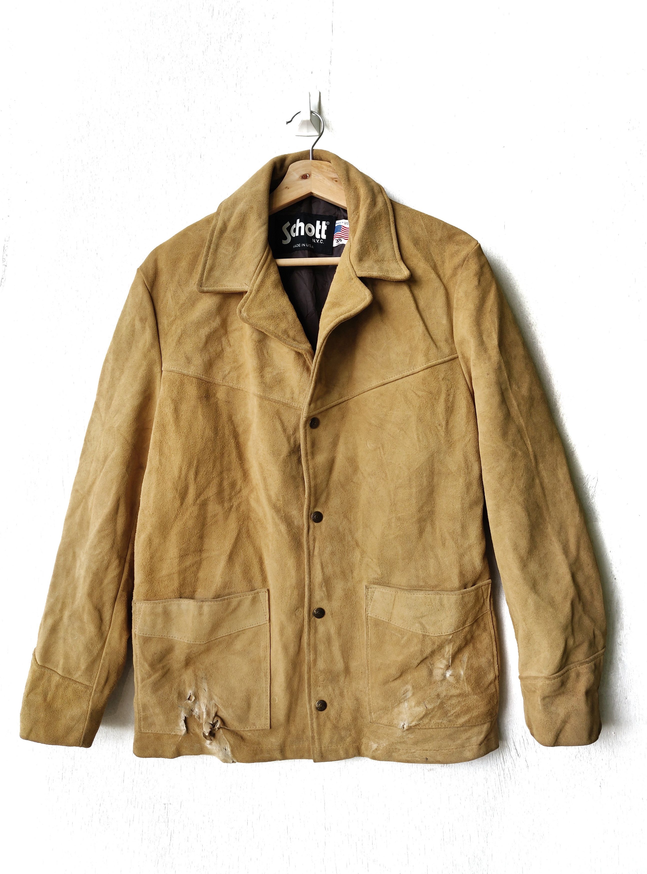 Vintage 80/90s Schott Full Leather Jacket