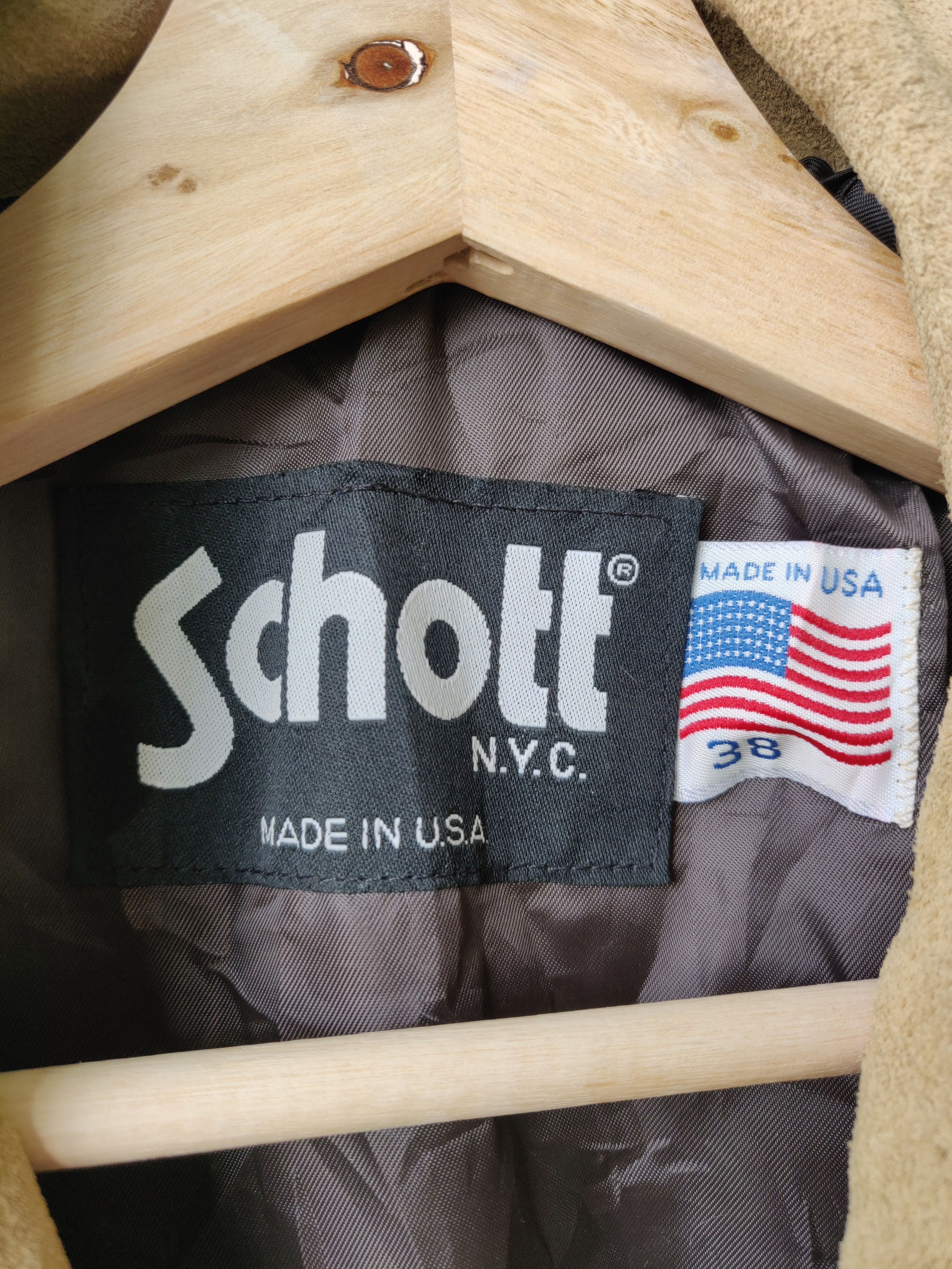Genuine Leather Vintage 80/90s Schott Full Leather Jacket Size US M / EU 48-50 / 2 - 21 Thumbnail