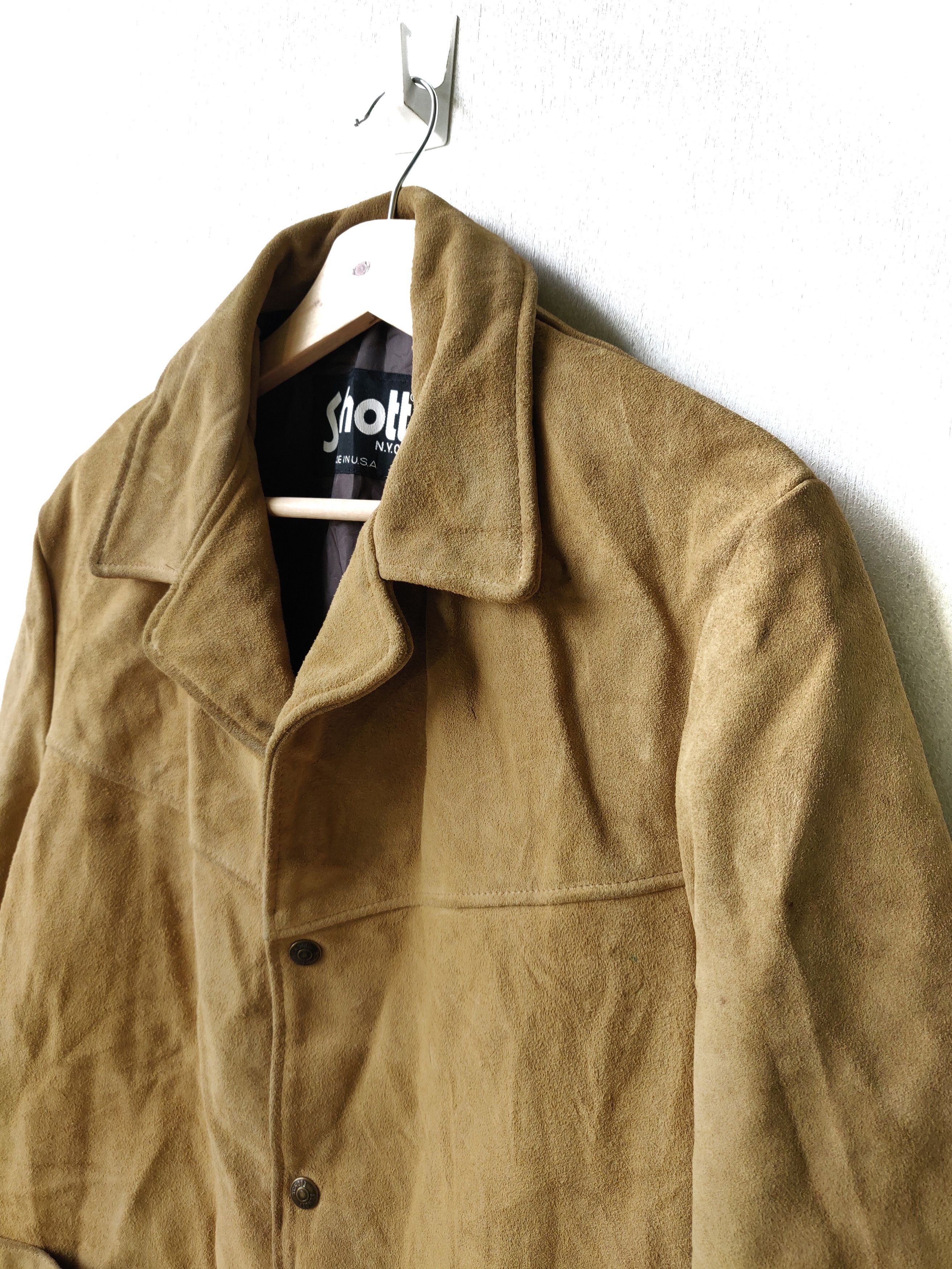Genuine Leather Vintage 80/90s Schott Full Leather Jacket Size US M / EU 48-50 / 2 - 5 Thumbnail