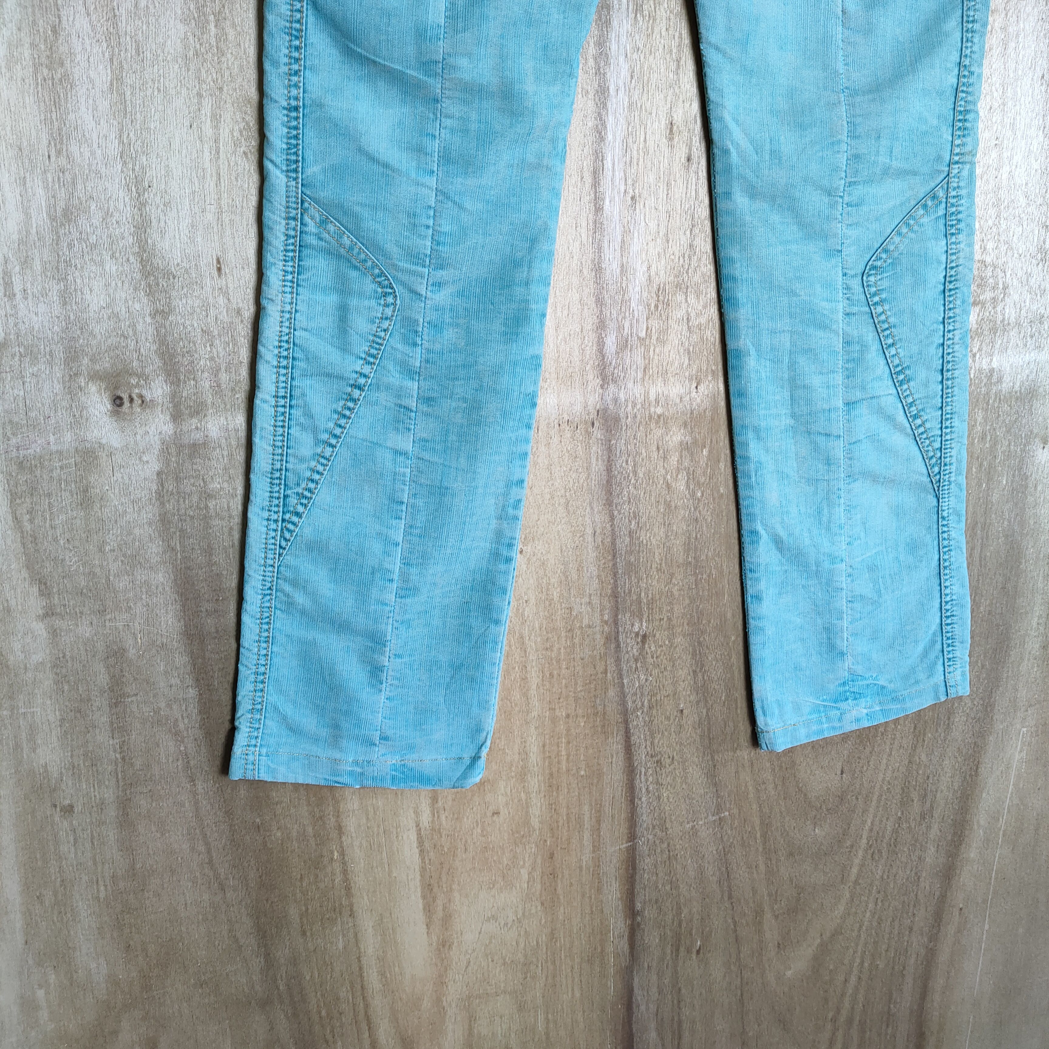 Japanese Brand VINTAGE BACK NUMBER FADED GREEN BUSH PANTS Size US 31 - 12 Thumbnail