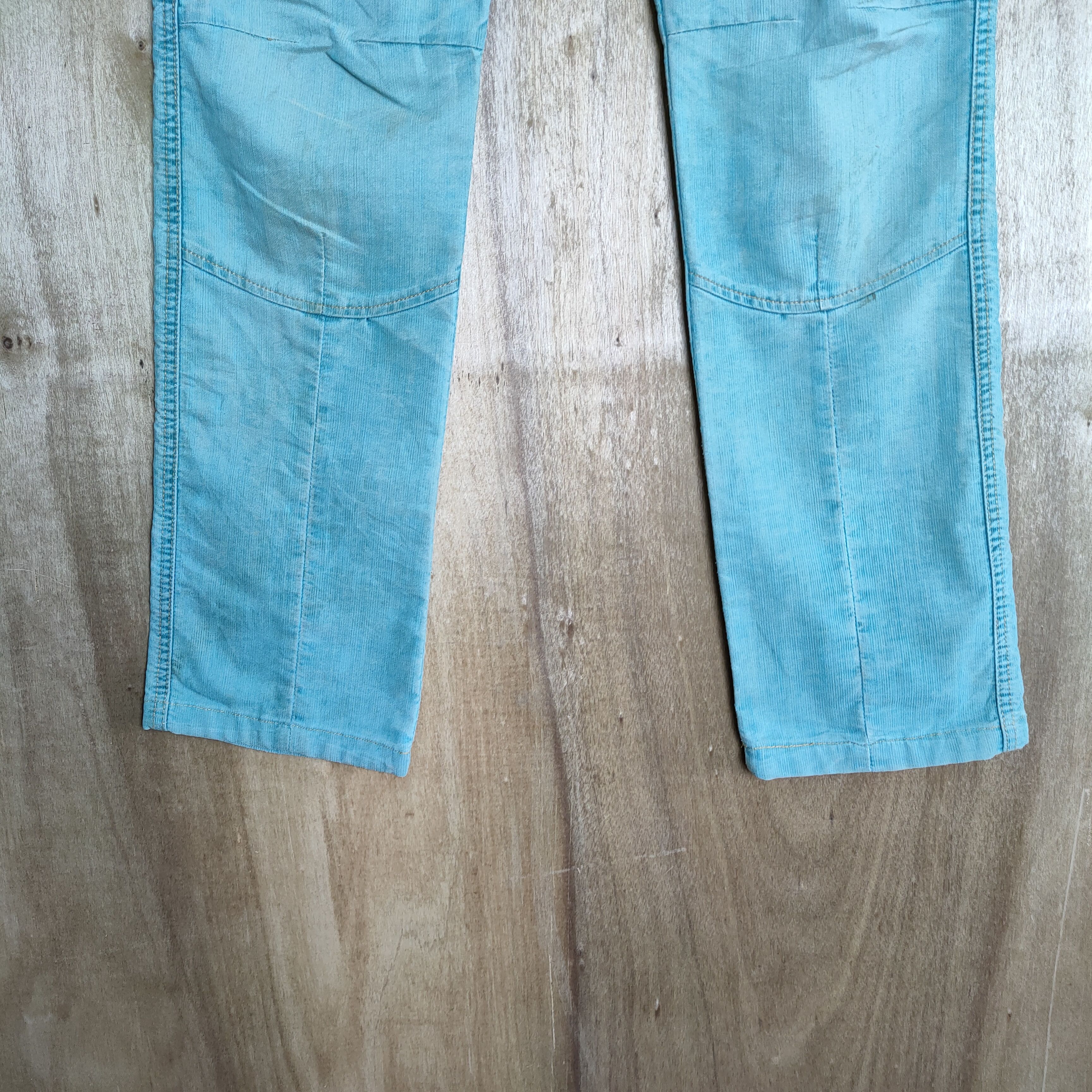 Japanese Brand VINTAGE BACK NUMBER FADED GREEN BUSH PANTS Size US 31 - 3 Thumbnail