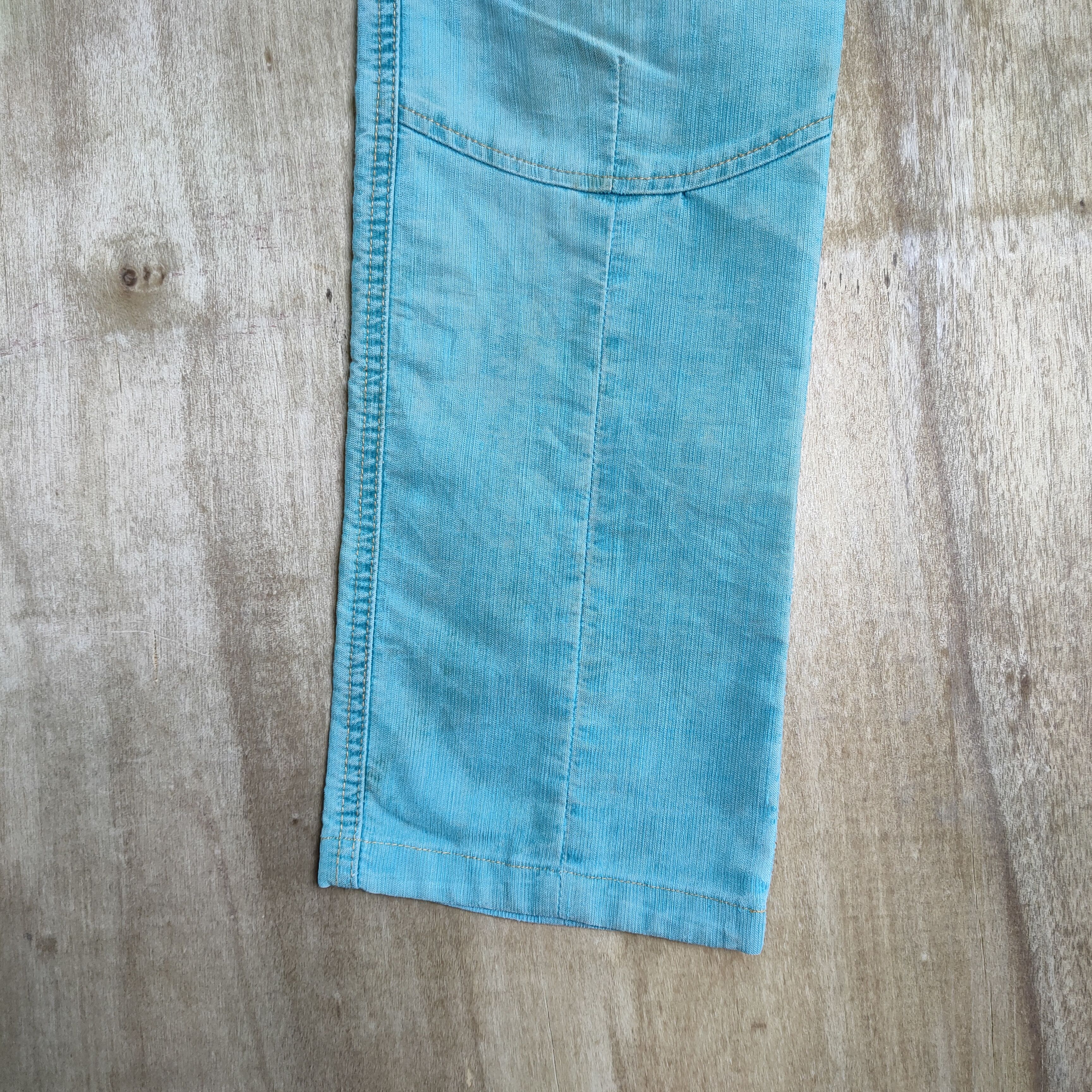 Japanese Brand VINTAGE BACK NUMBER FADED GREEN BUSH PANTS Size US 31 - 7 Thumbnail