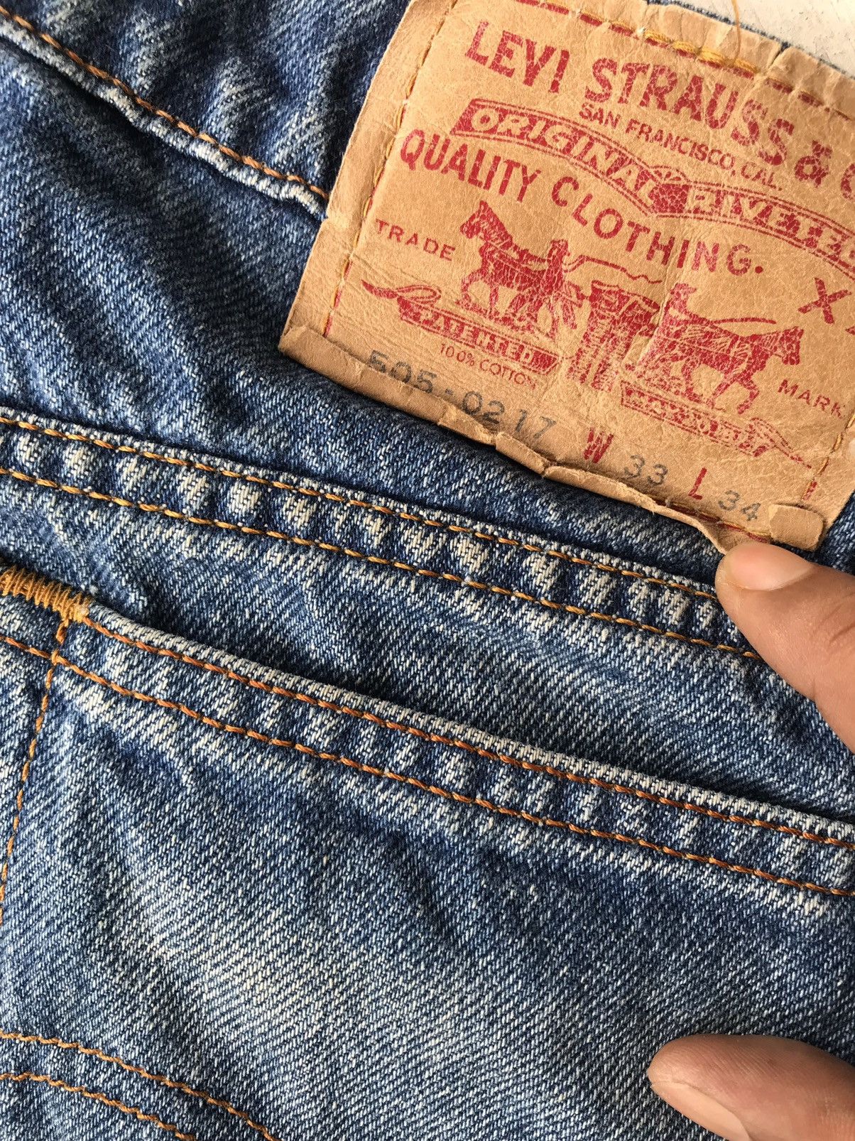 Levi's Vintage Clothing × Vintage Vintage Levi’s 505 Size US 31 - 7 Thumbnail