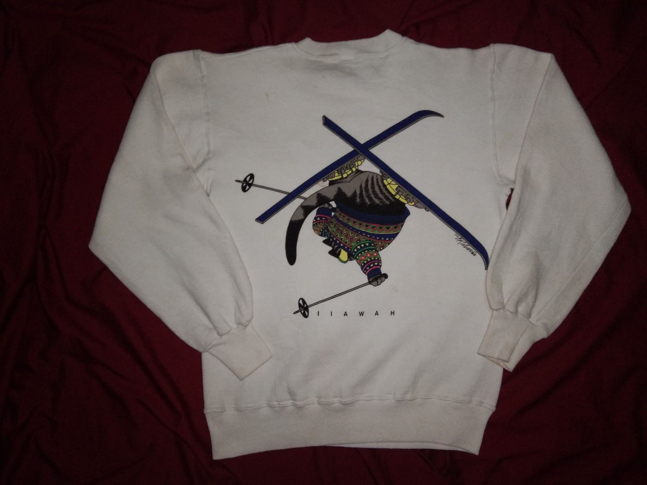 Vintage VTG Kliban Cats Ski sweatshirt Size US S / EU 44-46 / 1 - 3 Thumbnail