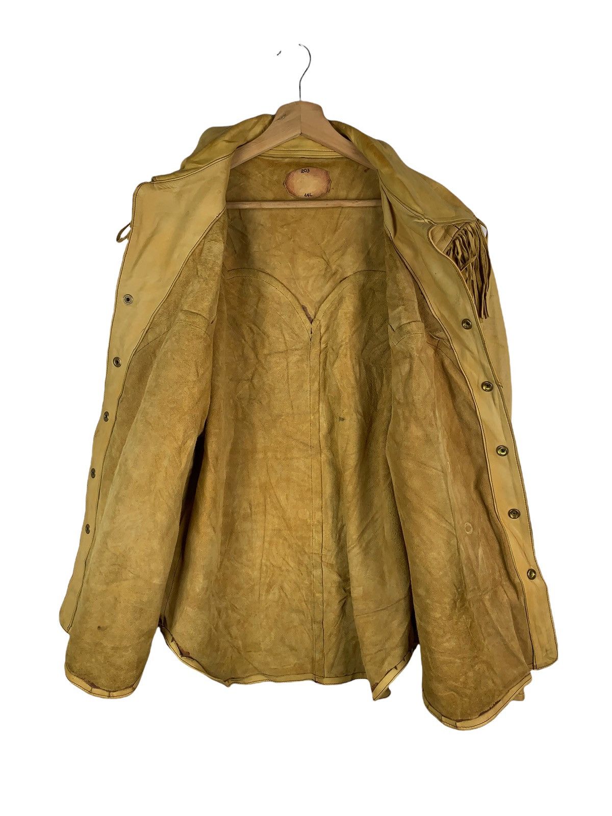 14th Addiction 🔥Vintage 203 American Red Indian Style Fulll Leather Jacket Size US L / EU 52-54 / 3 - 7 Thumbnail