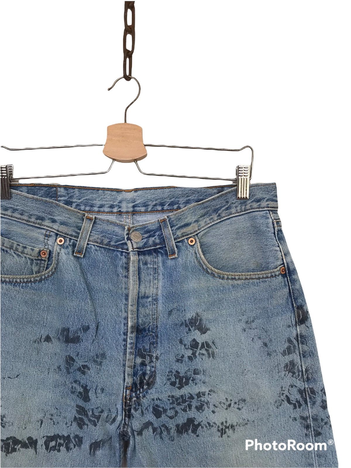 Levi's Made & Crafted × Vintage Vintage Levi’s 501 Uk Short Size US 33 - 3 Thumbnail