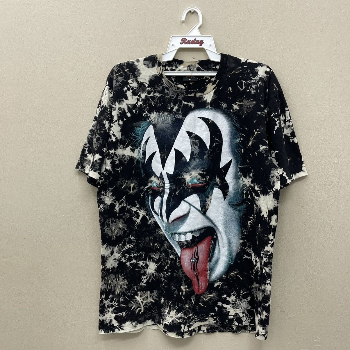 KISS Vintage Kiss T-Shirt Big Face Heavy Metal Tee Size US XL / EU 56 / 4 - 1 Thumbnail