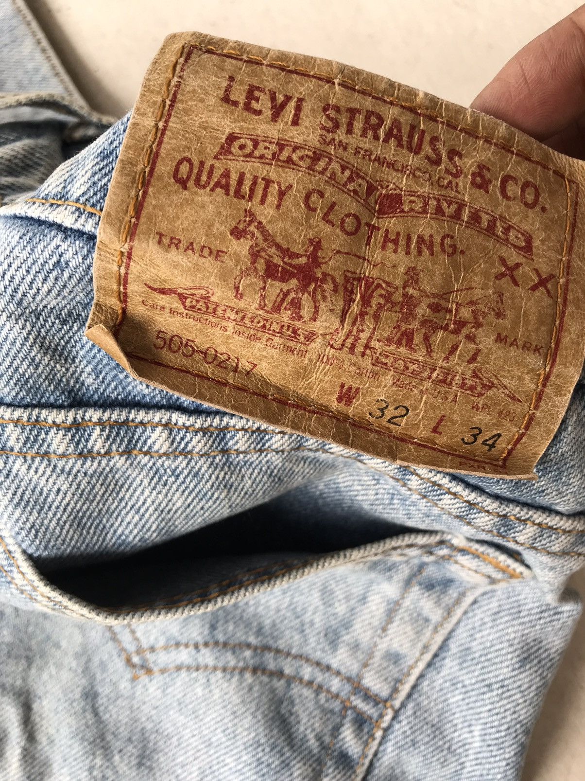 Levi's Vintage Clothing Vintage Levi’s 505 Size US 30 / EU 46 - 7 Thumbnail