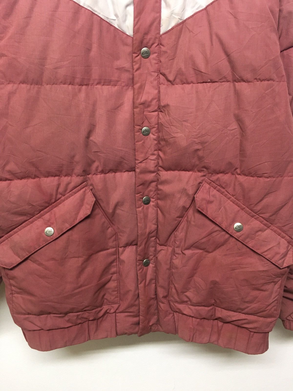Nike × Vintage Vintaga 90's Nike Puffer Jacket Size US XL / EU 56 / 4 - 4 Thumbnail