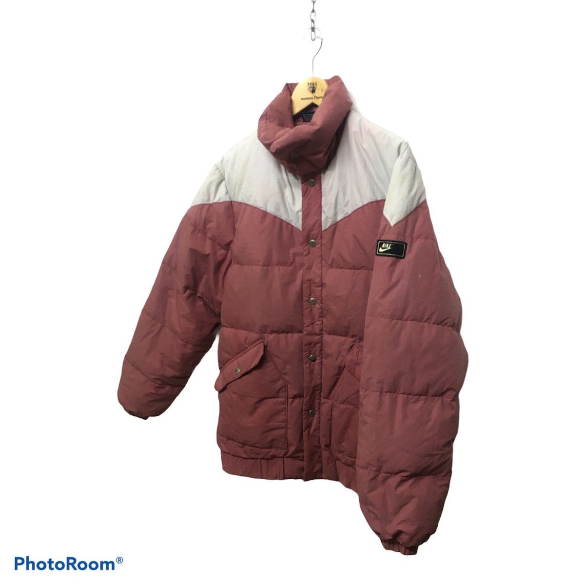 Nike × Vintage Vintaga 90's Nike Puffer Jacket Size US XL / EU 56 / 4 - 1 Thumbnail
