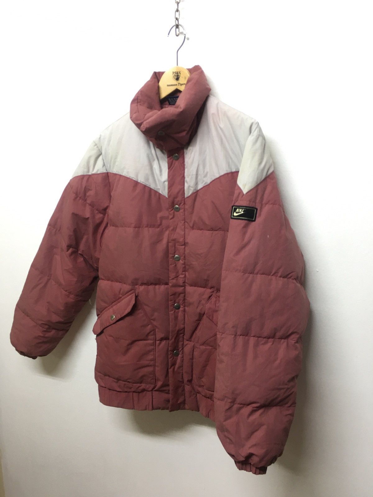 Nike × Vintage Vintaga 90's Nike Puffer Jacket Size US XL / EU 56 / 4 - 10 Thumbnail