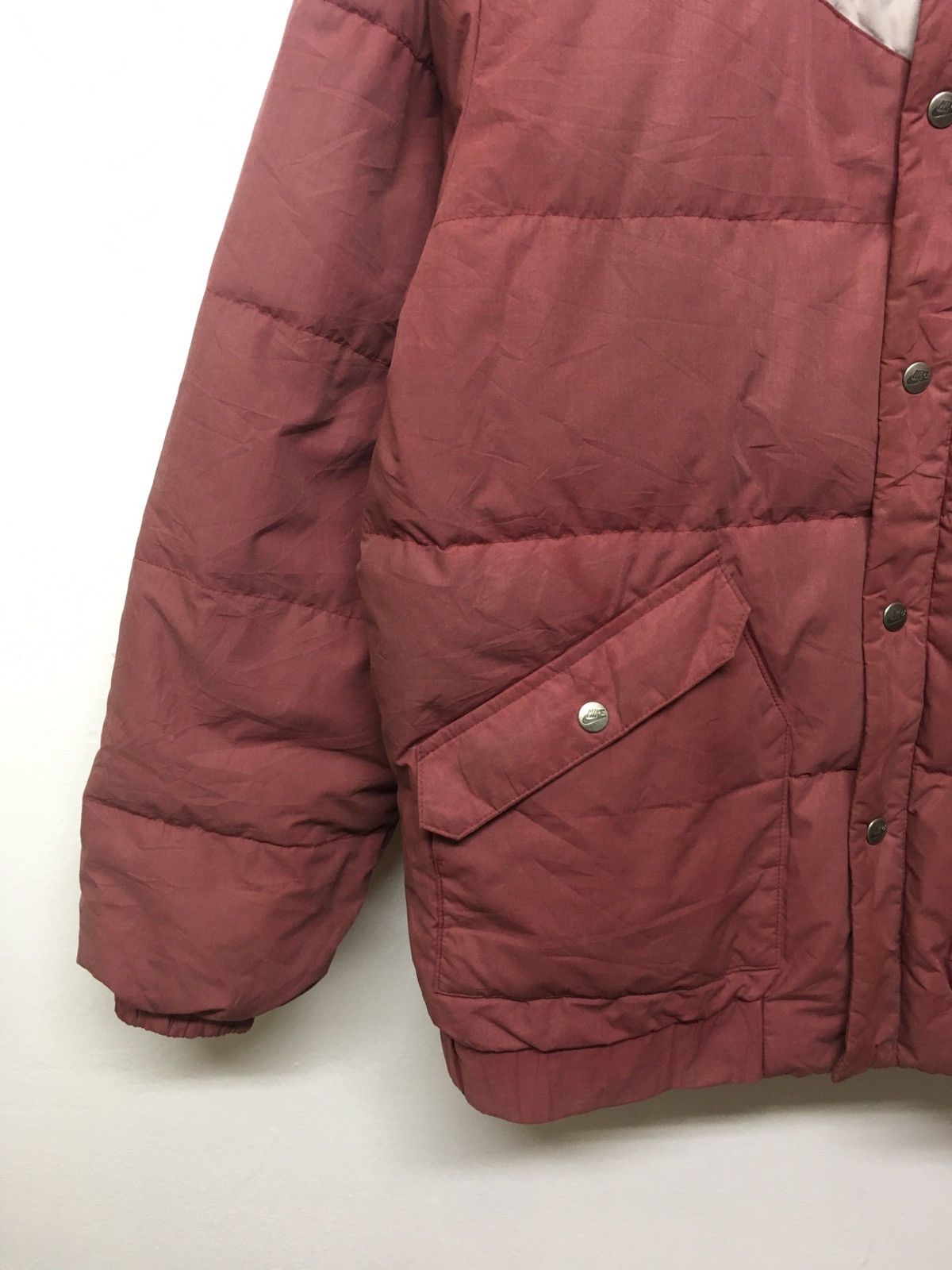Nike × Vintage Vintaga 90's Nike Puffer Jacket Size US XL / EU 56 / 4 - 3 Thumbnail
