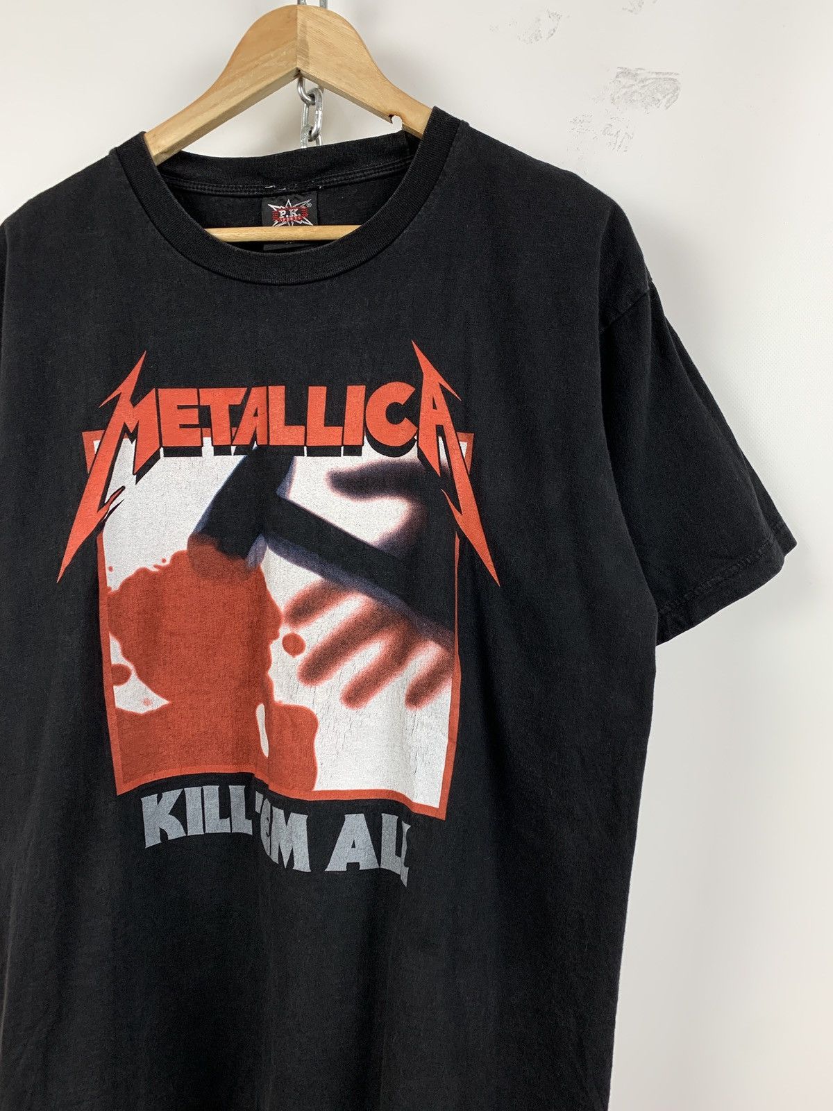 Band Tees Vintage Metallica Kill ‘Em All Ninja Star Black T-Shirt Size US XL / EU 56 / 4 - 5 Thumbnail