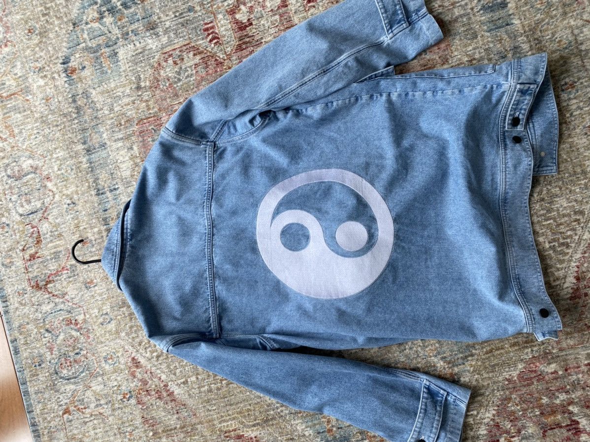 Gosha Rubchinskiy gosha rubchinskiy denim jacket yin yang | Grailed
