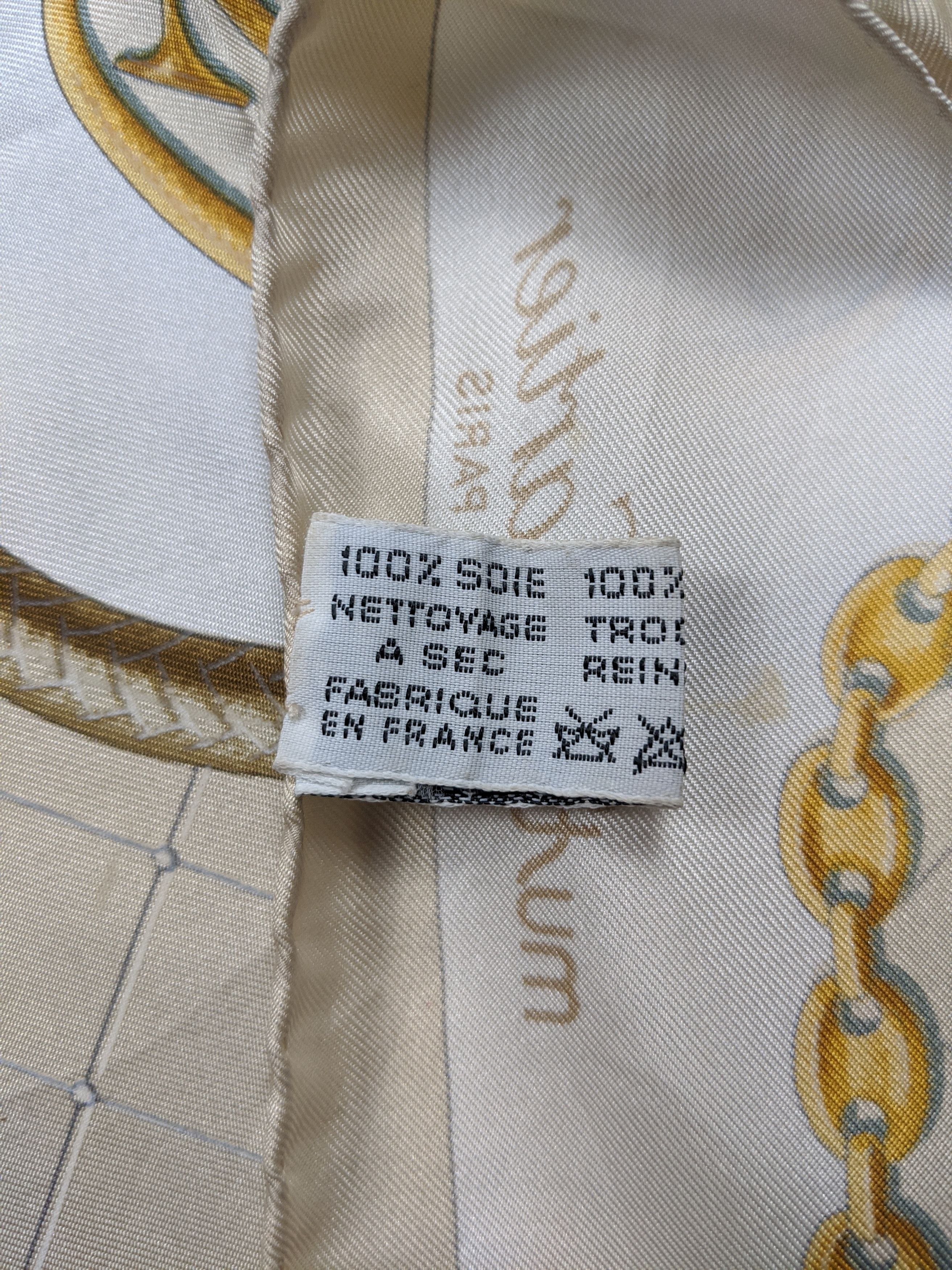 Cartier Must De Cartier Chain Silk Scarf Size ONE SIZE - 5 Thumbnail