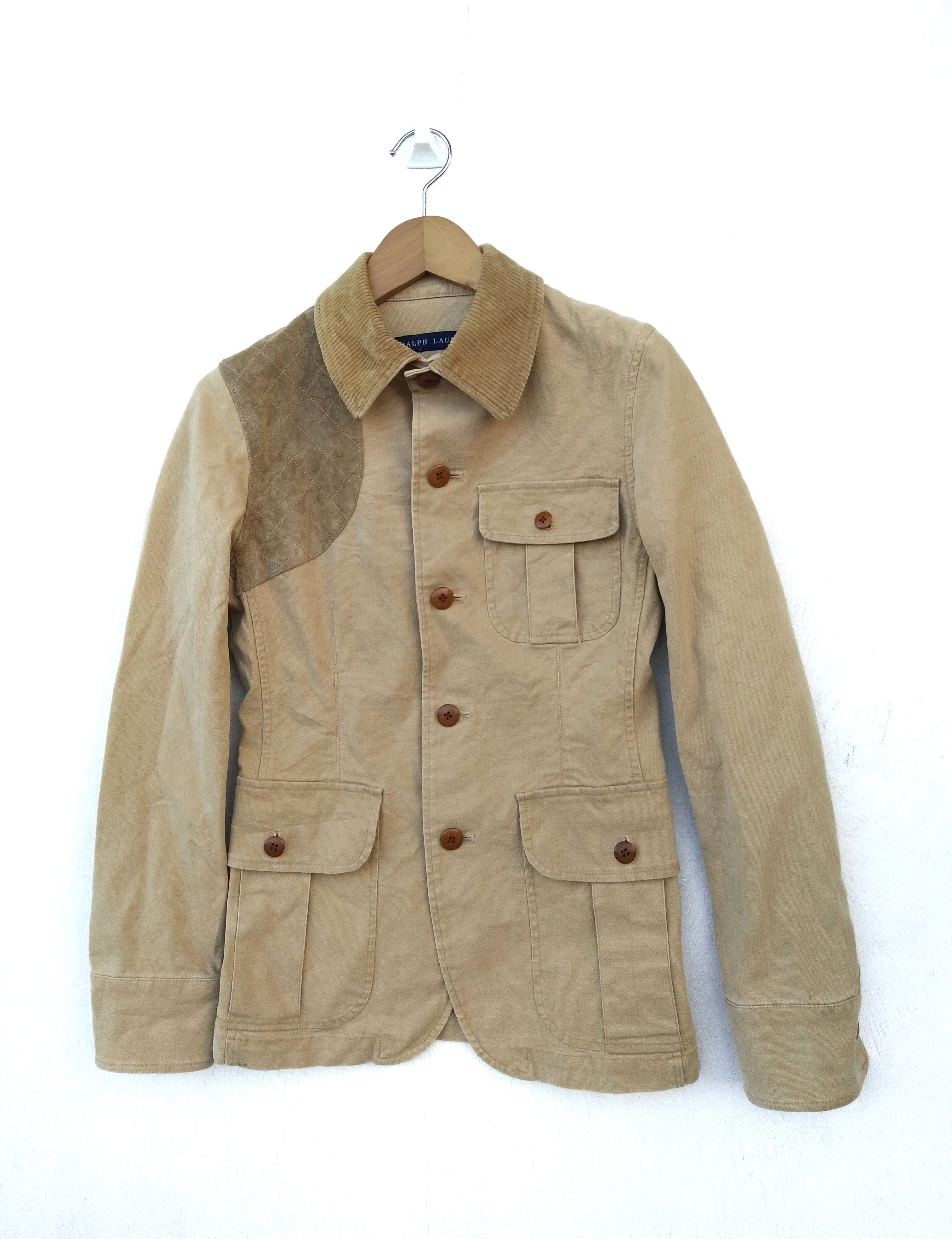 Ralph Lauren Button Ups Jacket Rare Design Size:7