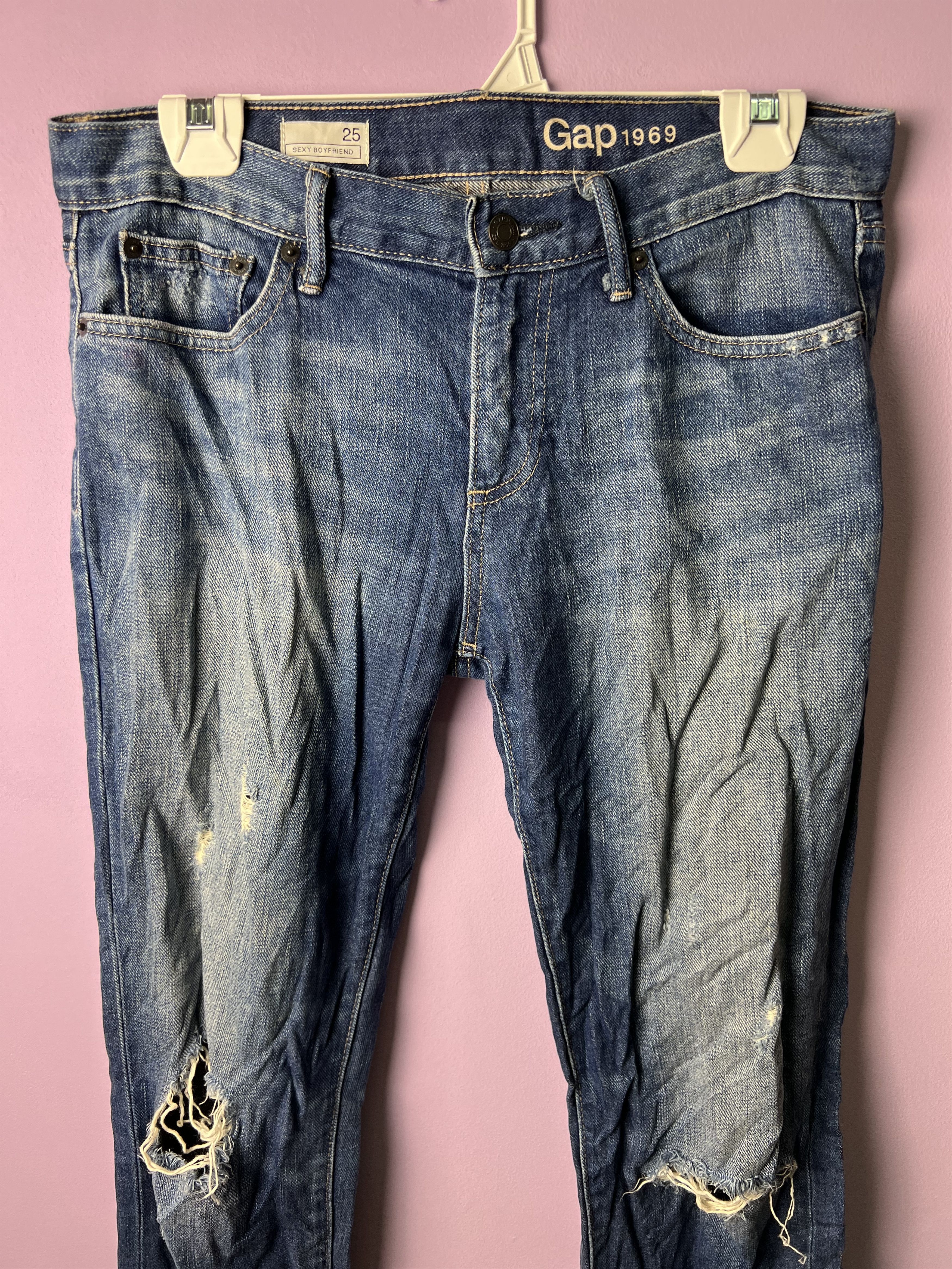 Gap 🔥Gap Distressed Denim Size US 32 / EU 48 - 6 Thumbnail