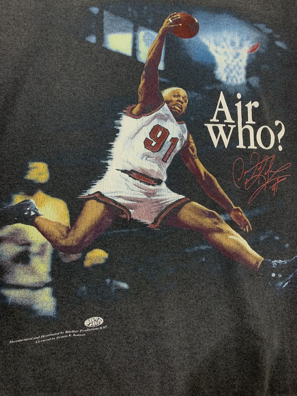 Vintage Vintage Dennis Rodman Crewneck Sweatshirt 90s Size US L / EU 52-54 / 3 - 5 Thumbnail