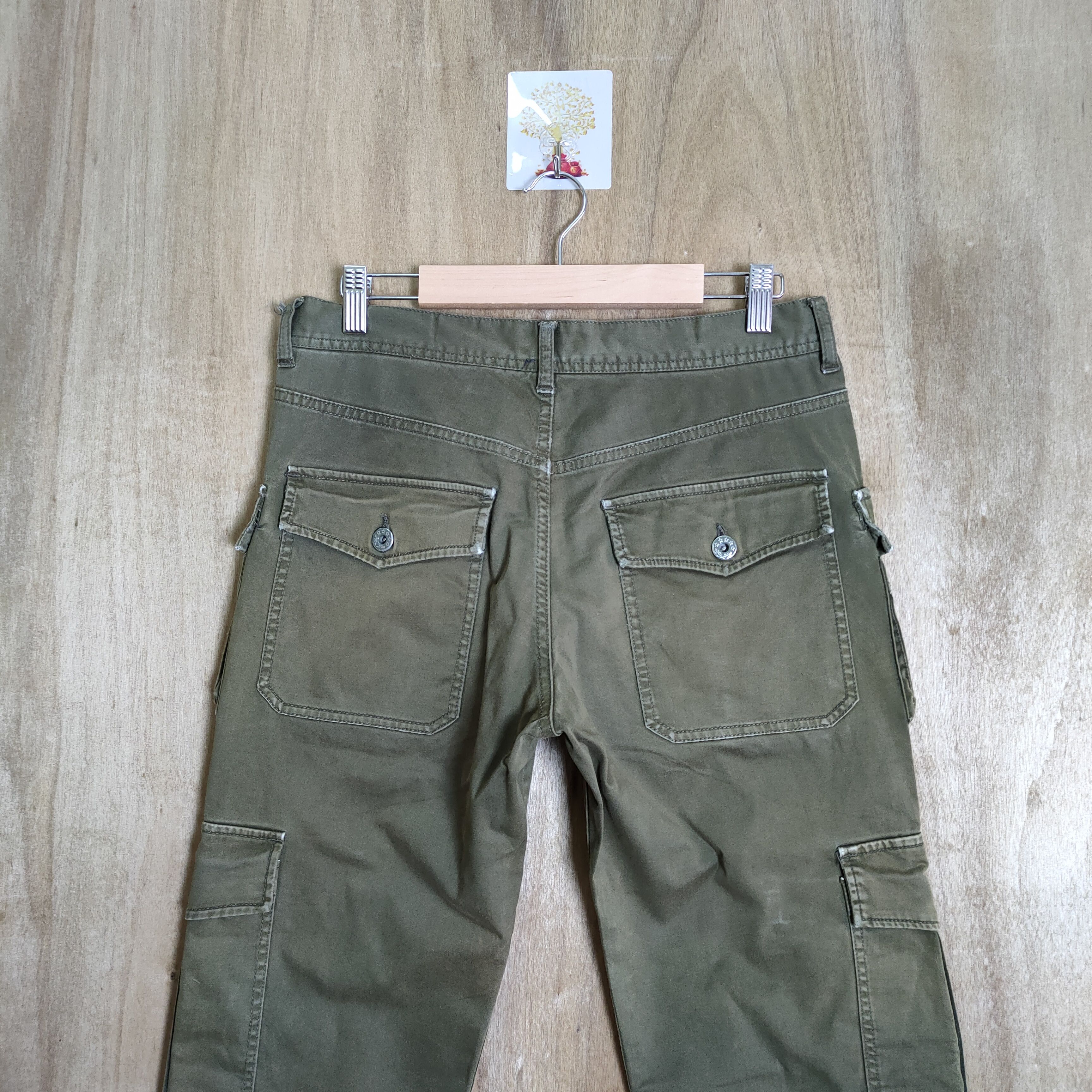 RAGEBLUE W30 RAGEBLUE FADED BUSH PANTS / MULTIPOCKET CARGO PANTS Size US 30 / EU 46 - 9 Thumbnail