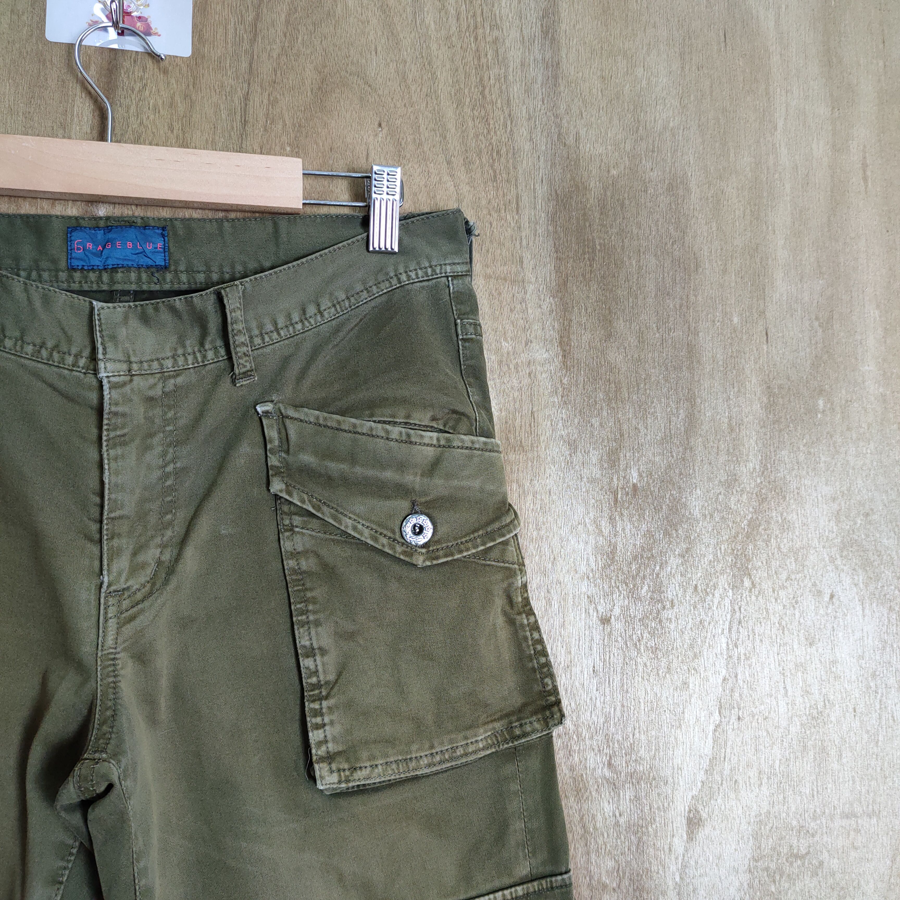 RAGEBLUE W30 RAGEBLUE FADED BUSH PANTS / MULTIPOCKET CARGO PANTS Size US 30 / EU 46 - 5 Thumbnail