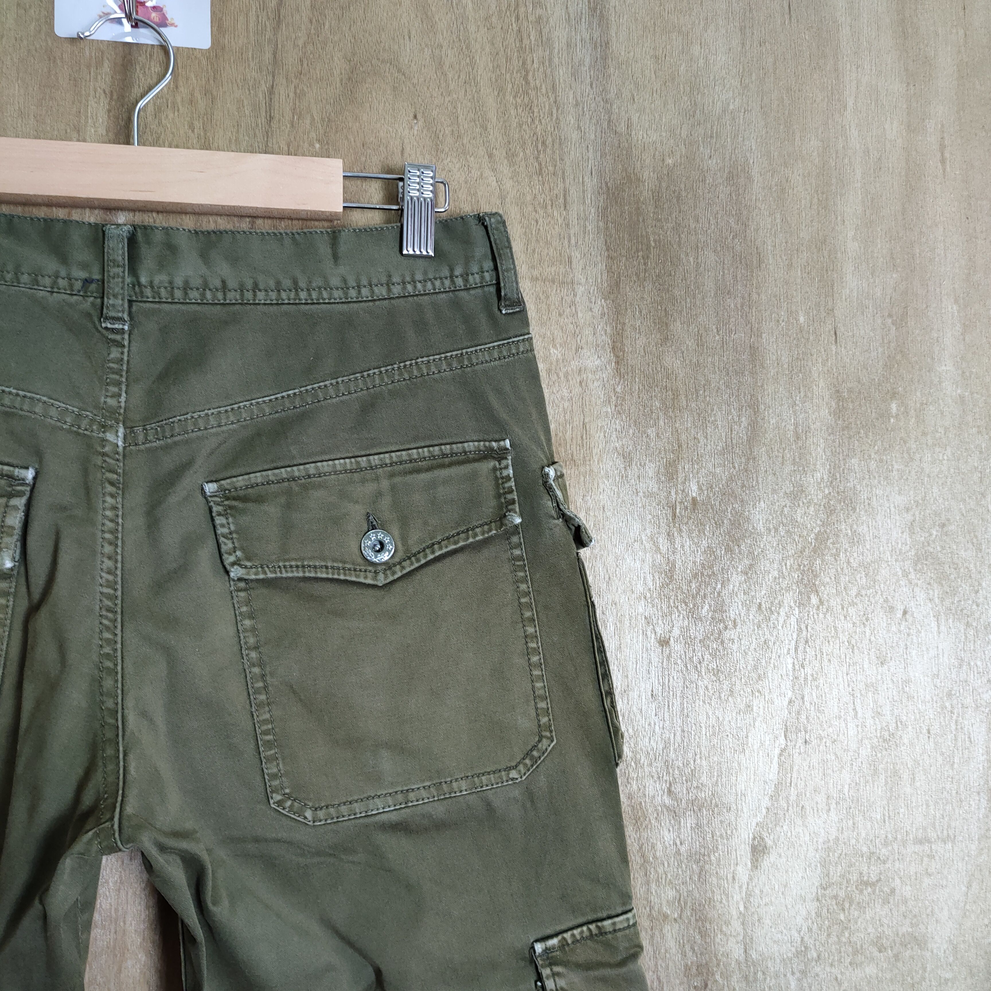 RAGEBLUE W30 RAGEBLUE FADED BUSH PANTS / MULTIPOCKET CARGO PANTS Size US 30 / EU 46 - 11 Thumbnail