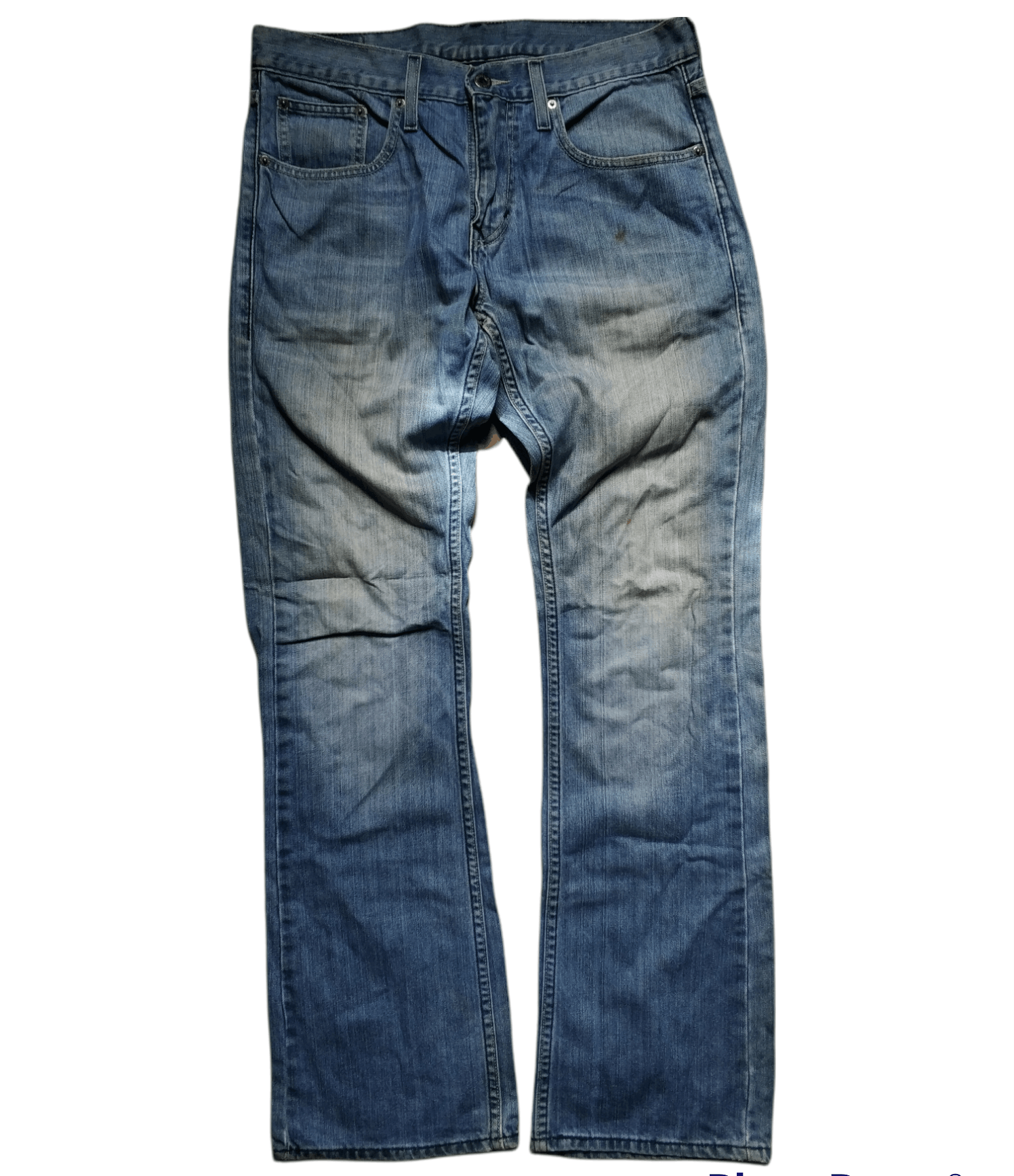 Levi's 🔥Vintage Distressed Levis 507 Slim Boot Denim Size US 33 - 3 Thumbnail