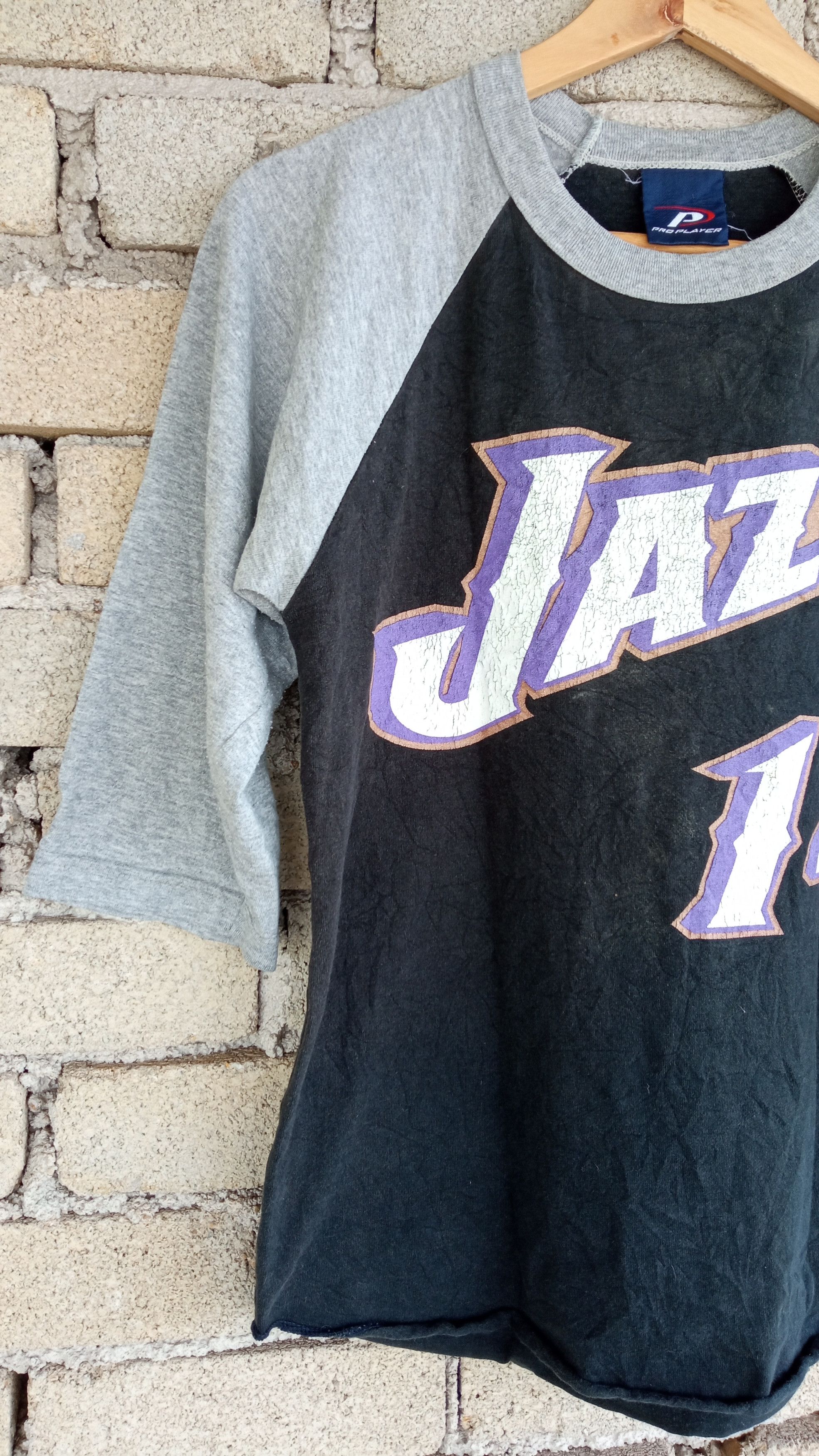 Japanese Brand × NBA × Vintage 🔥🔥Vintage NBA Utah Jazz Jeff Hornacek Raglan T-Shirt Size US S / EU 44-46 / 1 - 4 Thumbnail