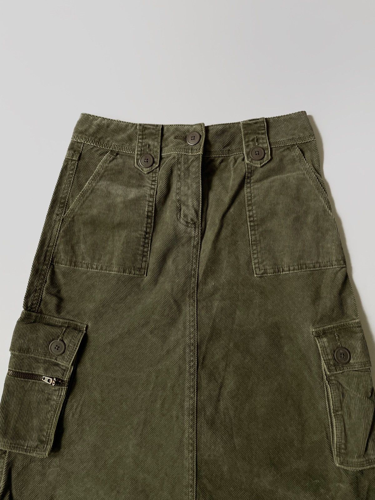Japanese Brand Vintage cargo velvet skirts Japanese style Size 25" / US 0 / IT 36 - 3 Thumbnail