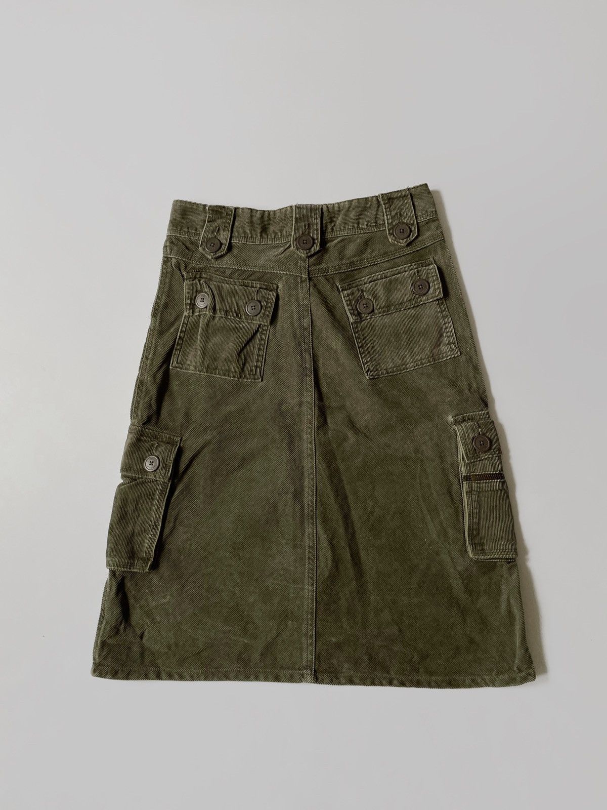 Japanese Brand Vintage cargo velvet skirts Japanese style Size 25" / US 0 / IT 36 - 2 Thumbnail