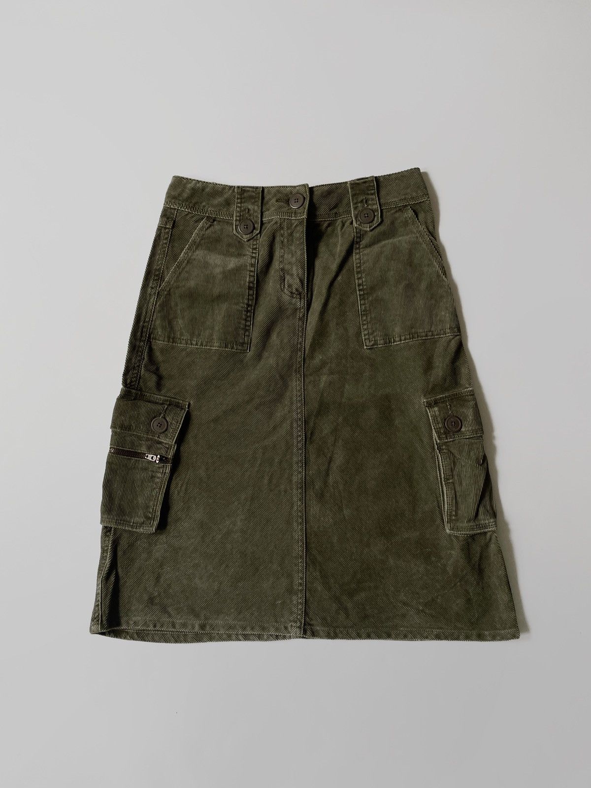 Vintage cargo velvet skirts Japanese style