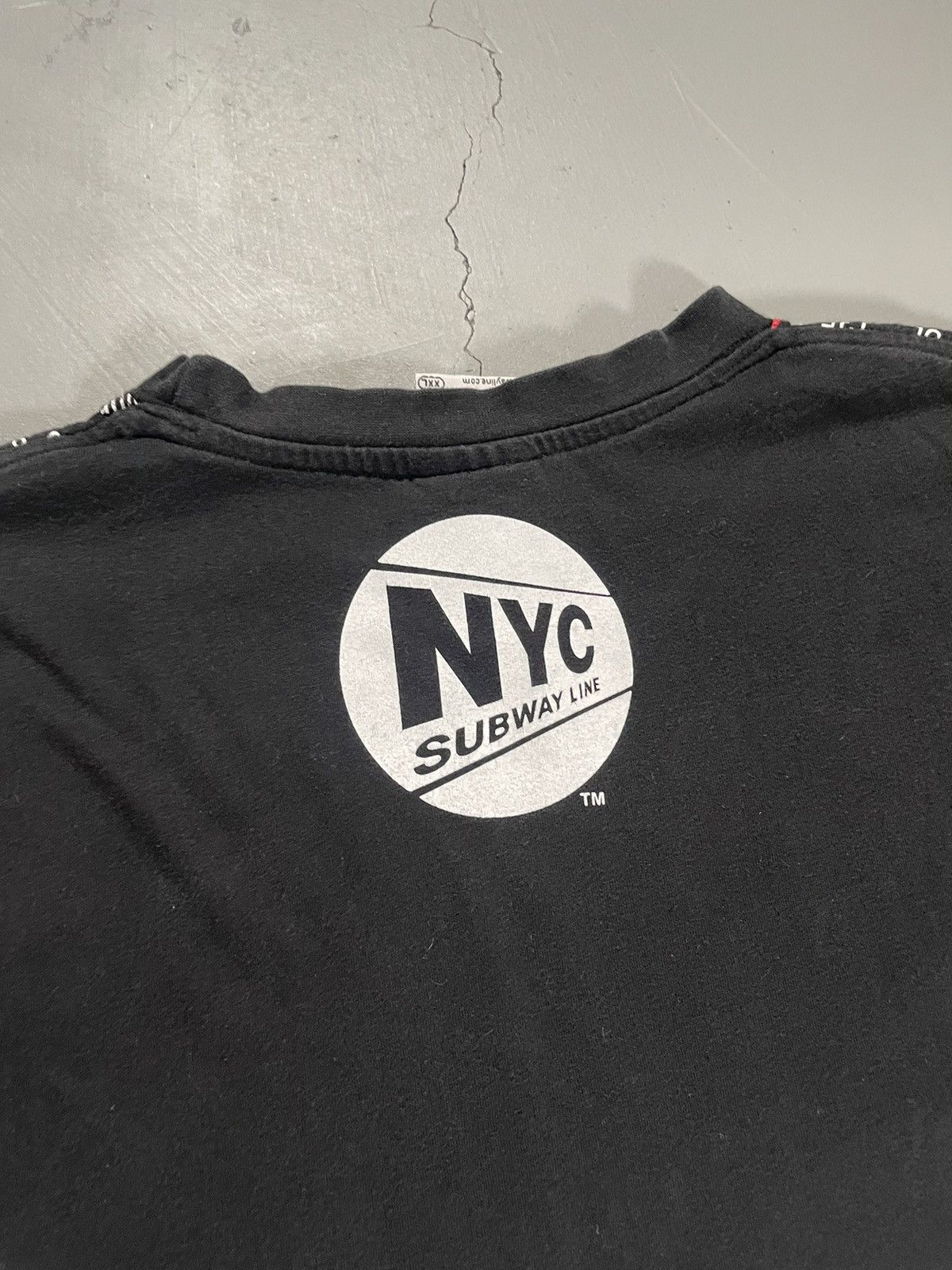 Vintage Vintage Y2K New York City NYC Subway Line Map Graphic Tee Size US XXL / EU 58 / 5 - 10 Thumbnail