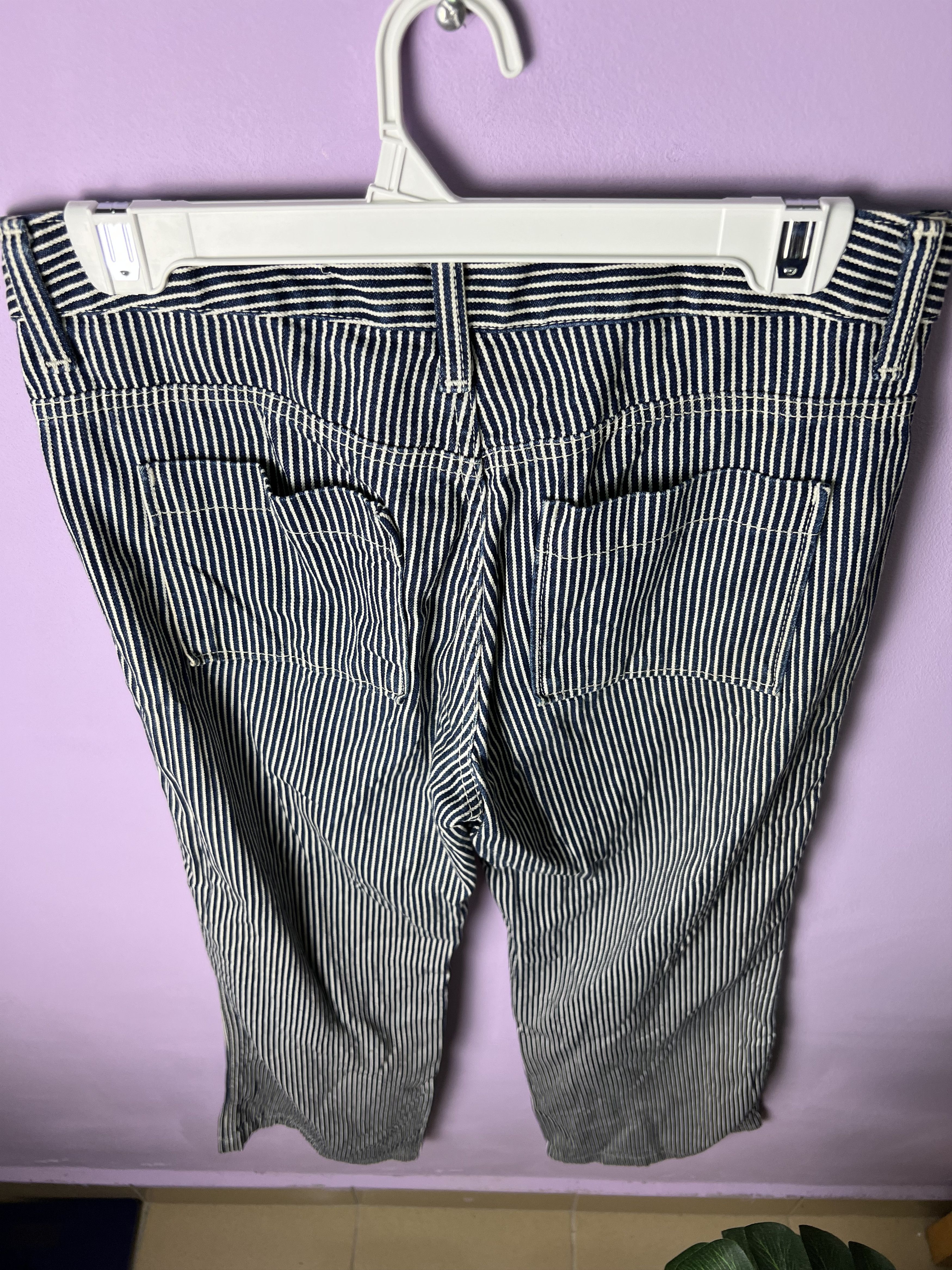 Japanese Brand 🔥Vintage Japanese Brand Hickory Stripe Bush Pants Size US 30 / EU 46 - 11 Thumbnail