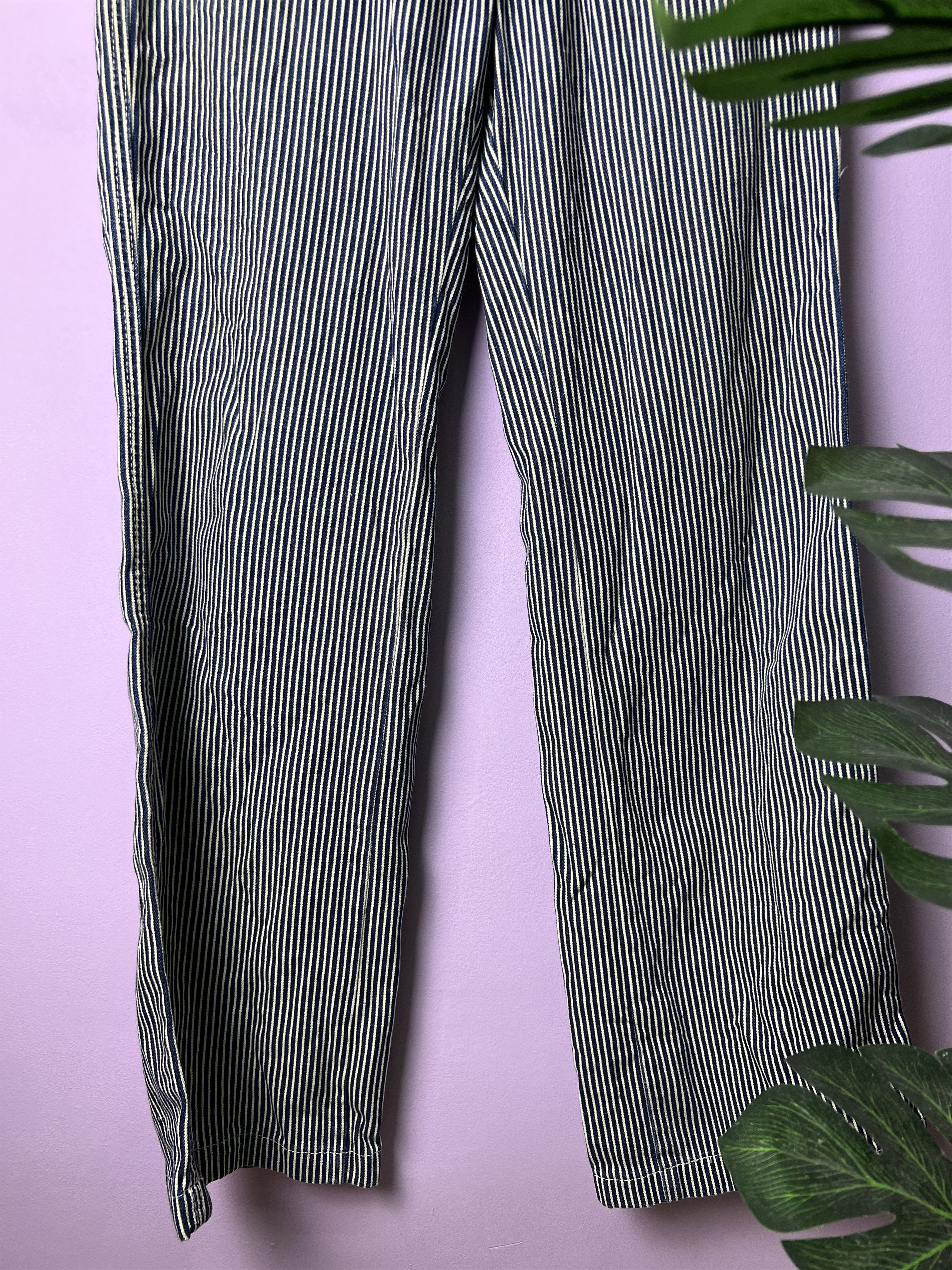 Japanese Brand 🔥Vintage Japanese Brand Hickory Stripe Bush Pants Size US 30 / EU 46 - 5 Thumbnail