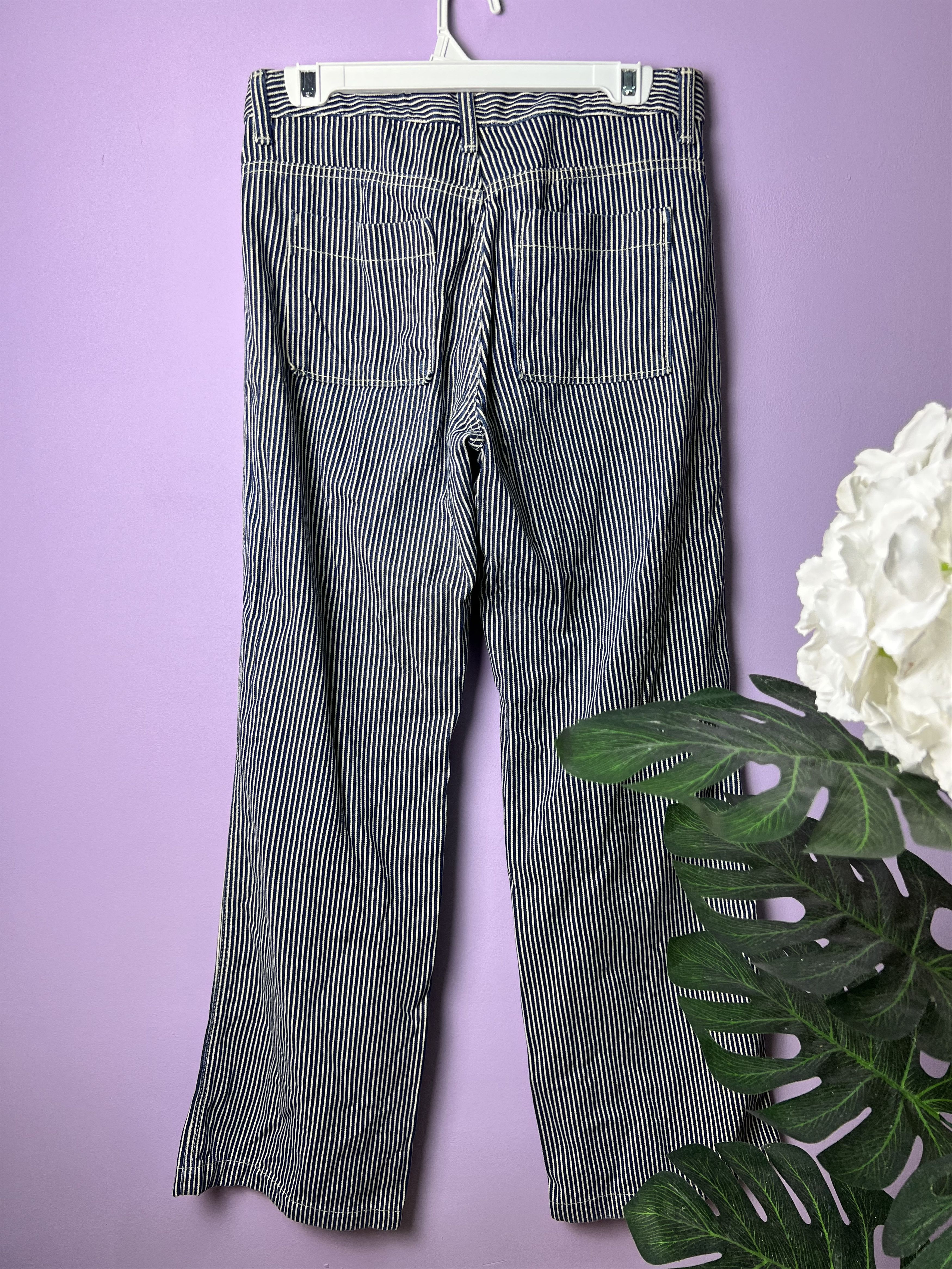 Japanese Brand 🔥Vintage Japanese Brand Hickory Stripe Bush Pants Size US 30 / EU 46 - 3 Thumbnail